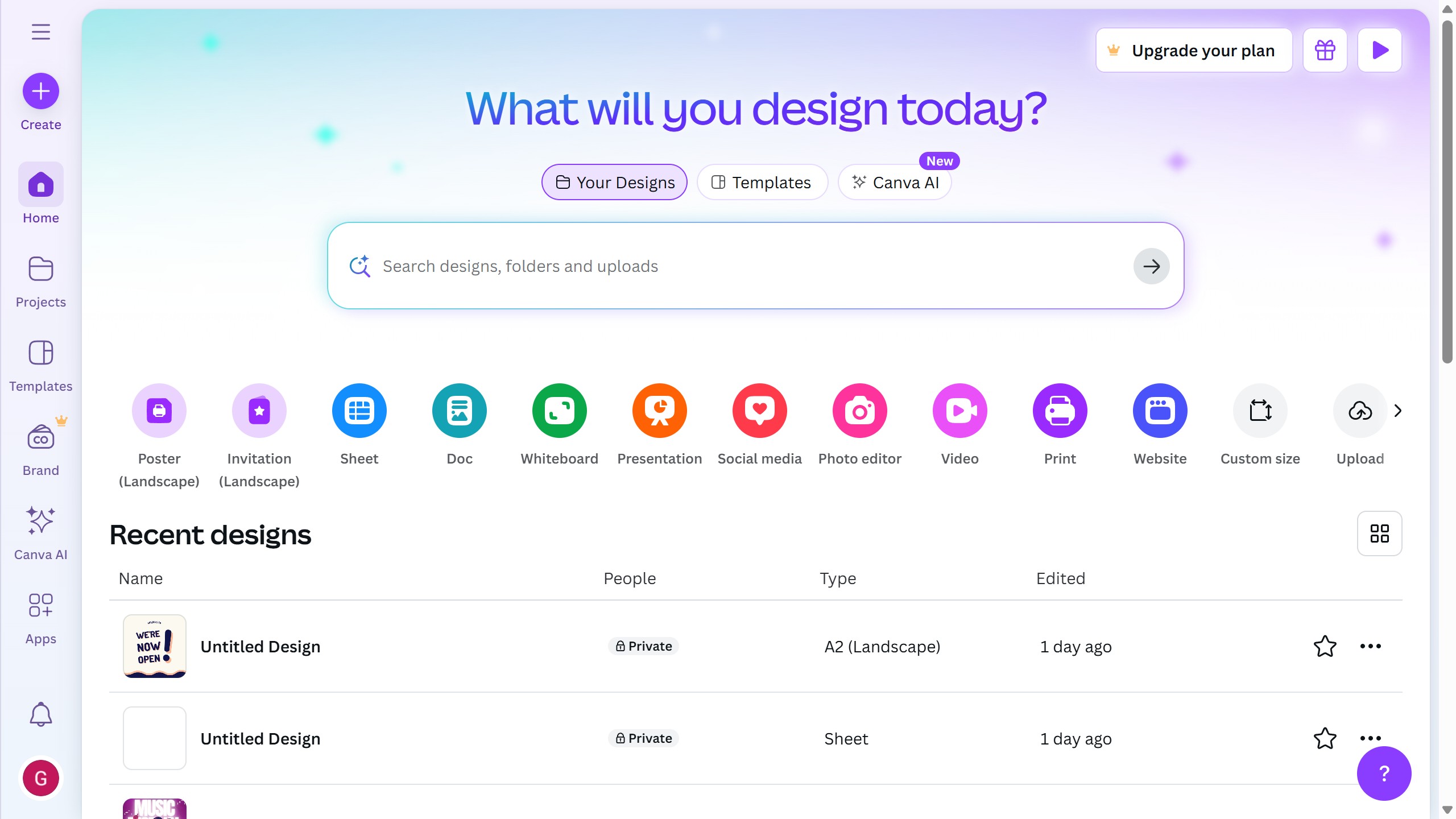 How to open presenter mode in Canva