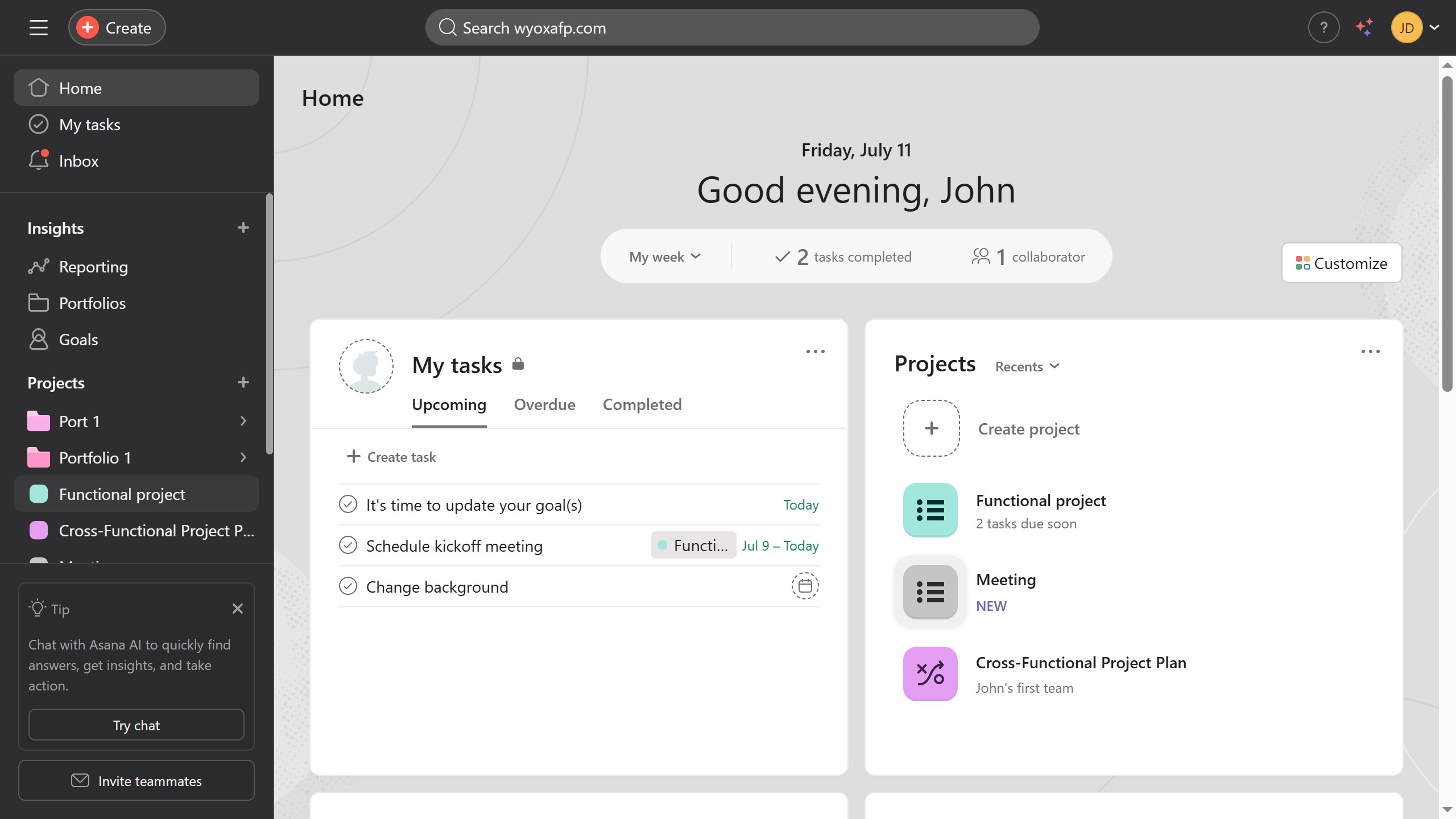 How to reply to proofing comments in Asana