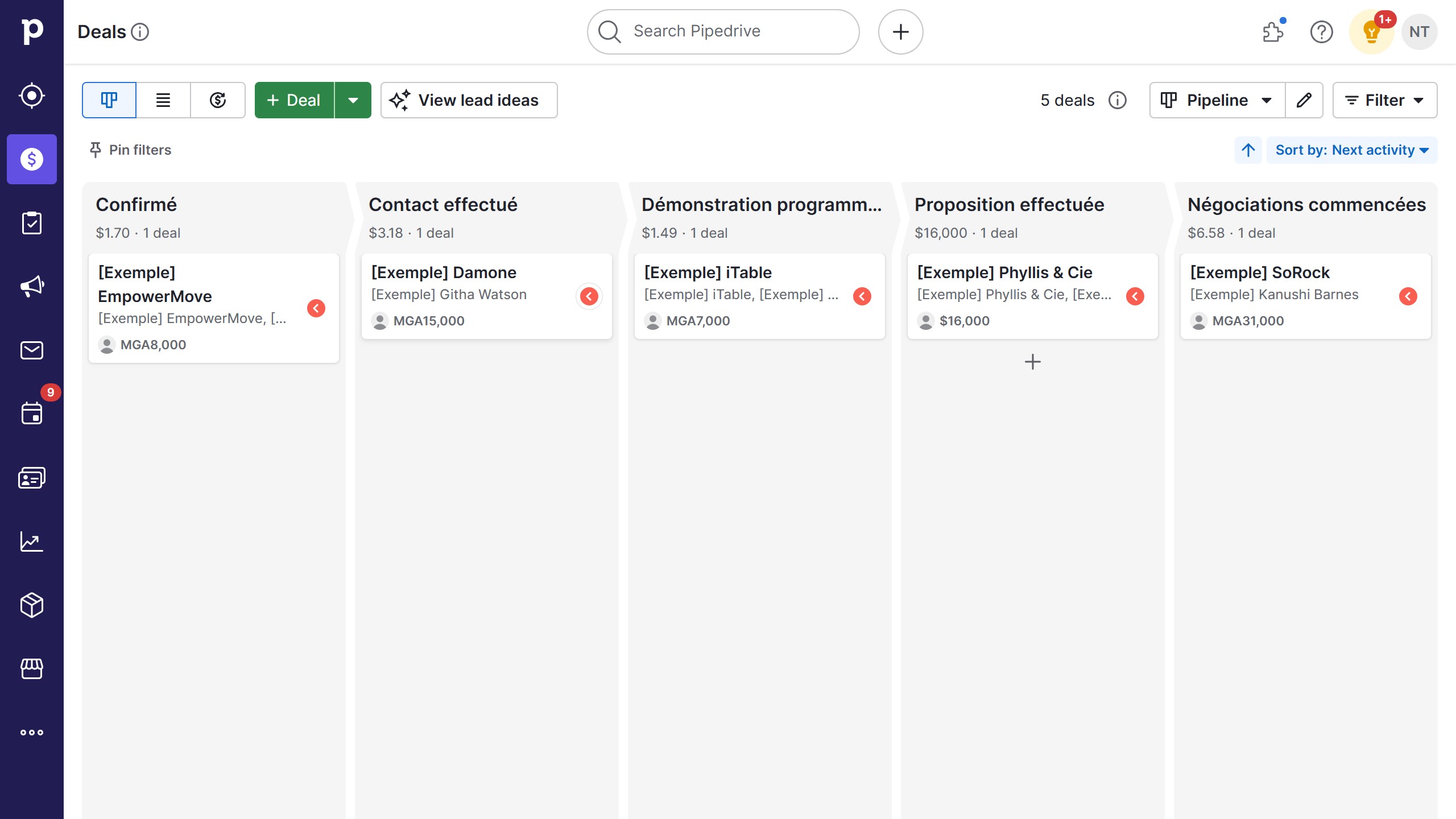 How to export contacts from Pipedrive