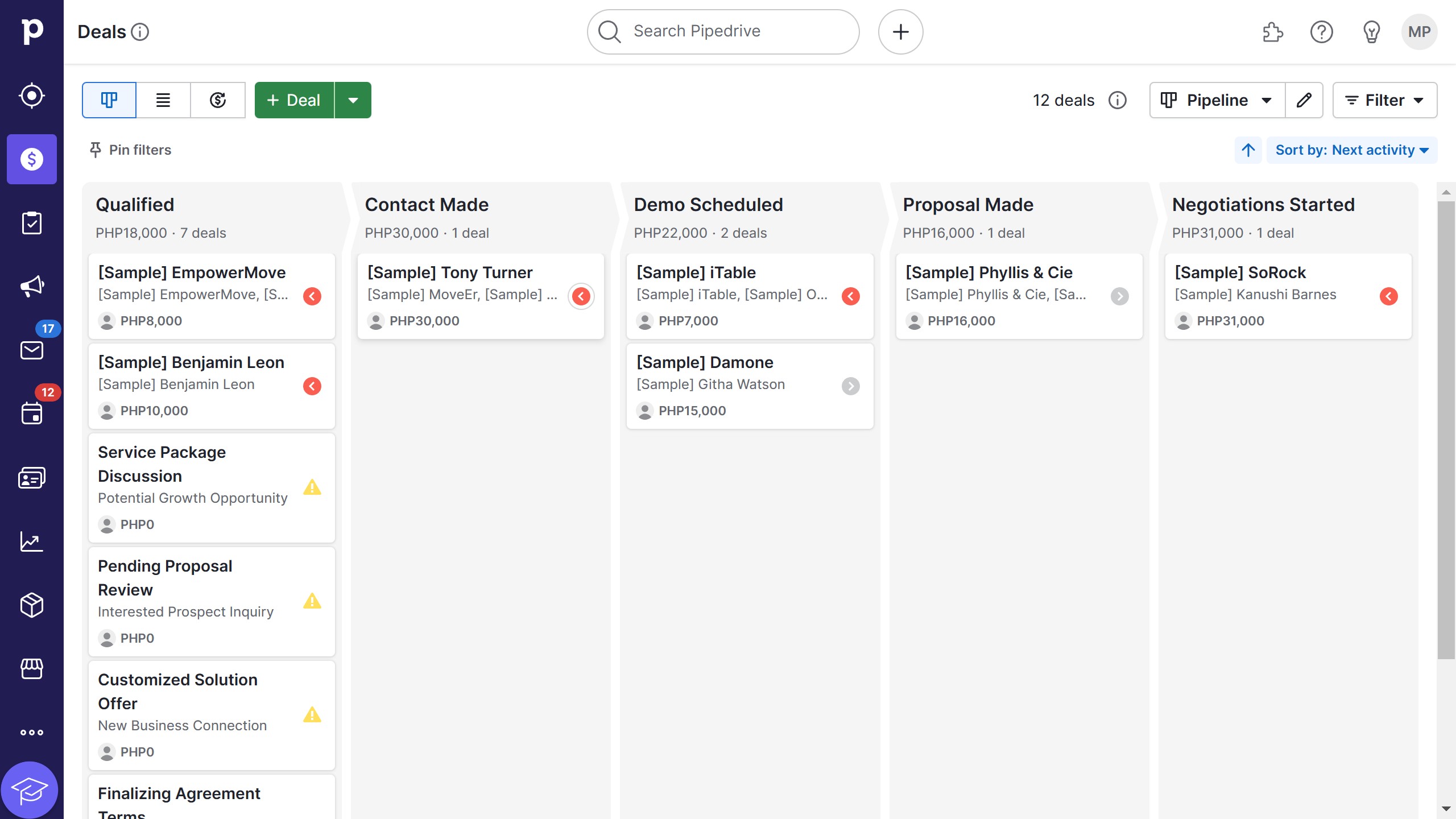How to create an invoice in Pipedrive