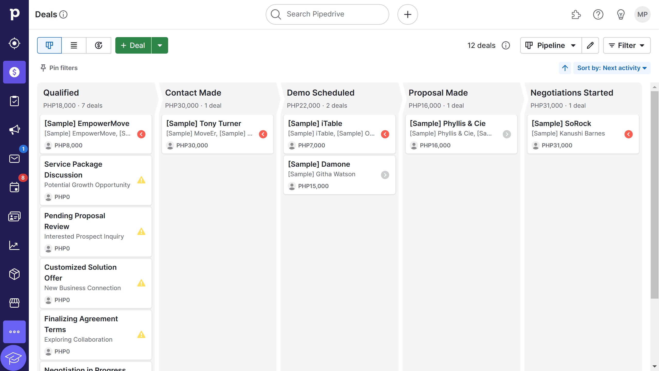 How to create automations in Pipedrive