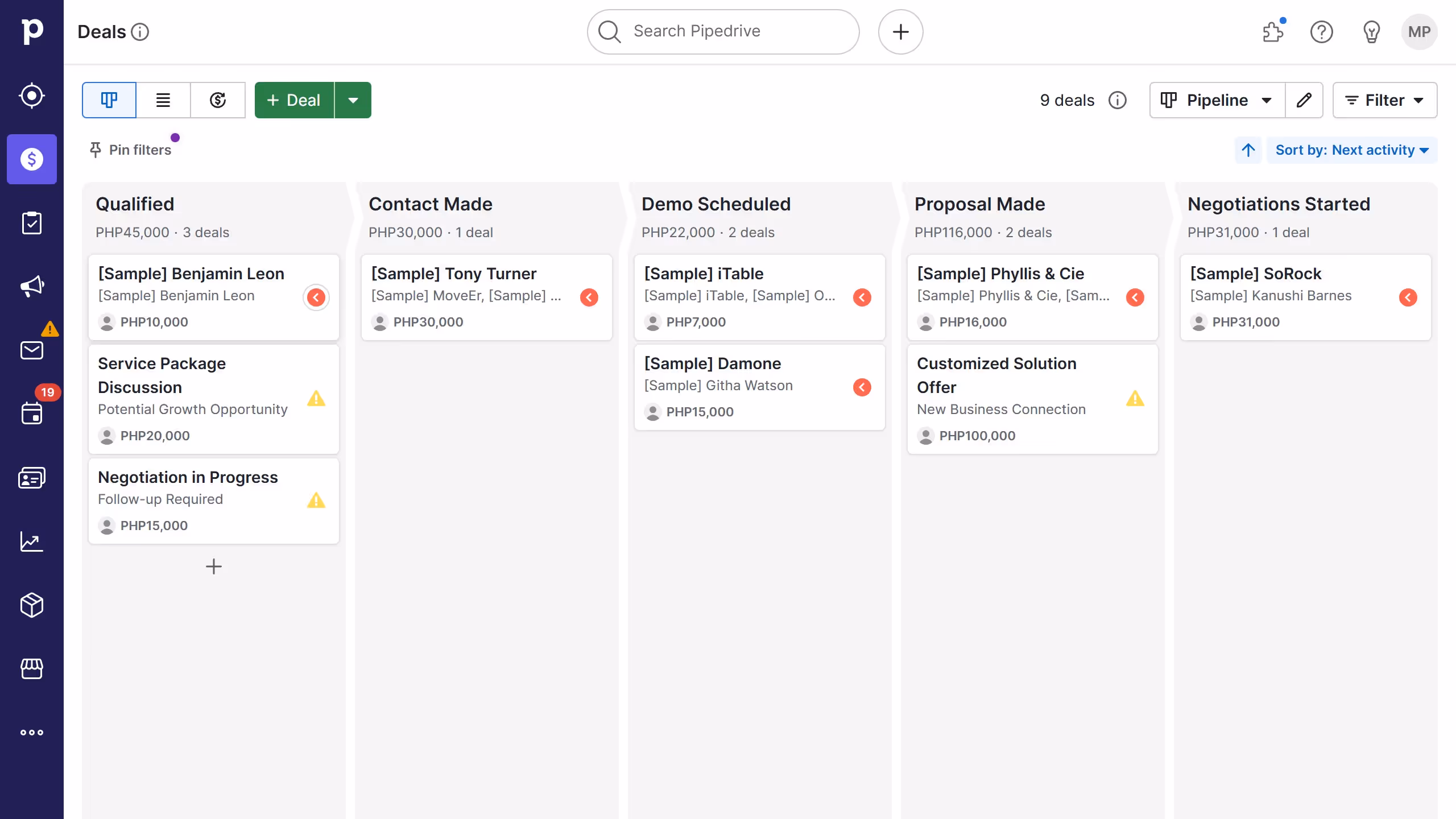 How to add a phone number to a deal in Pipedrive