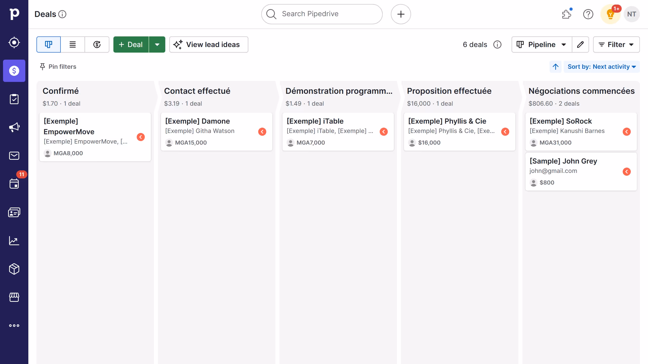 How to delete a deal on Pipedrive
