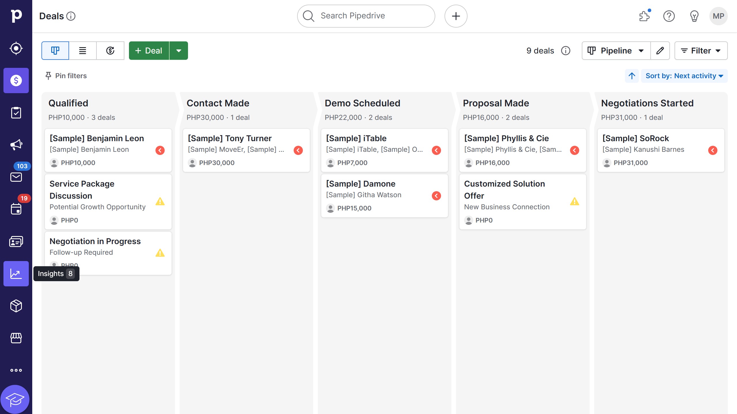 How to delete a report in Pipedrive