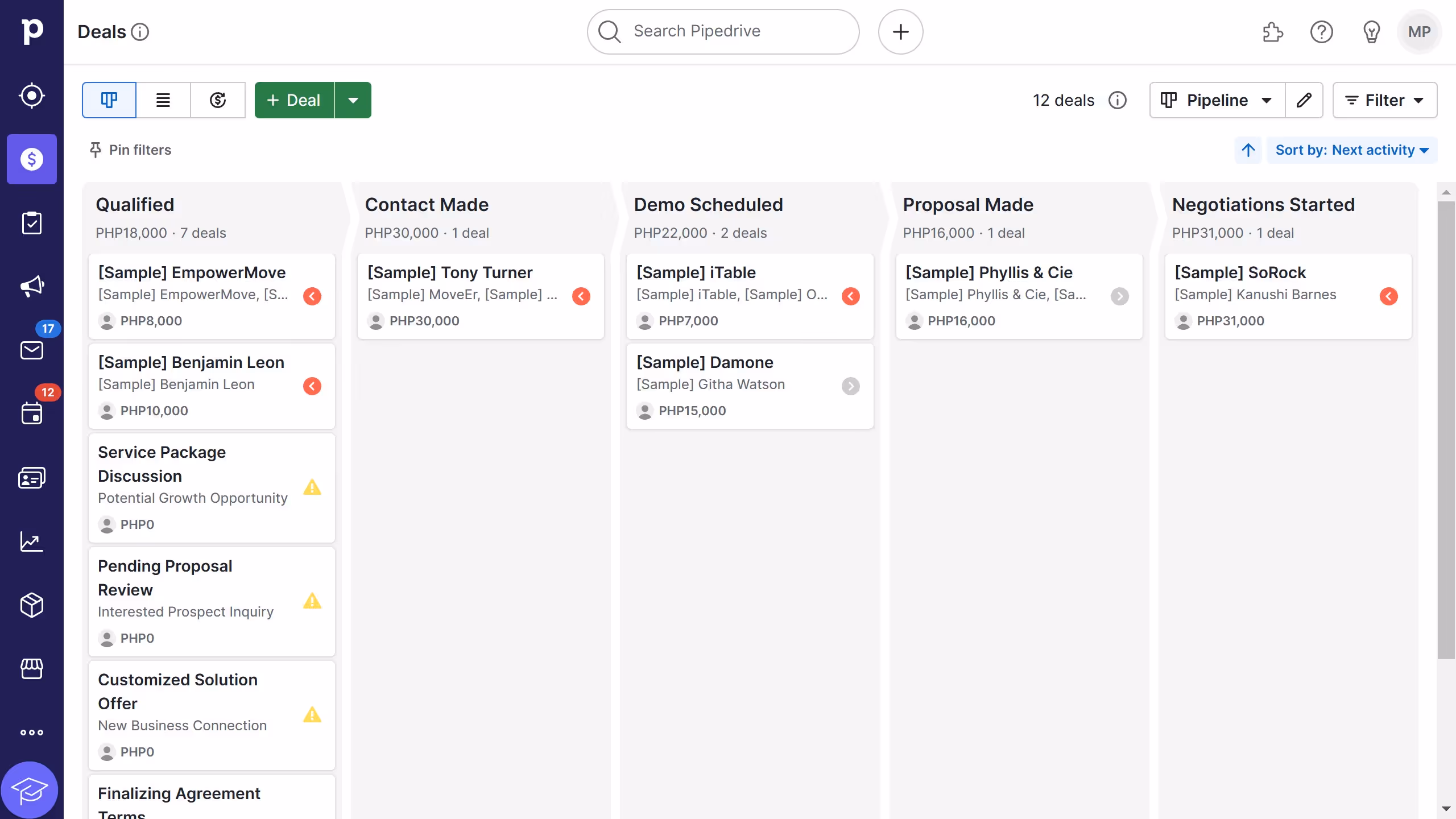 How to enable Quickbook in Pipedrive