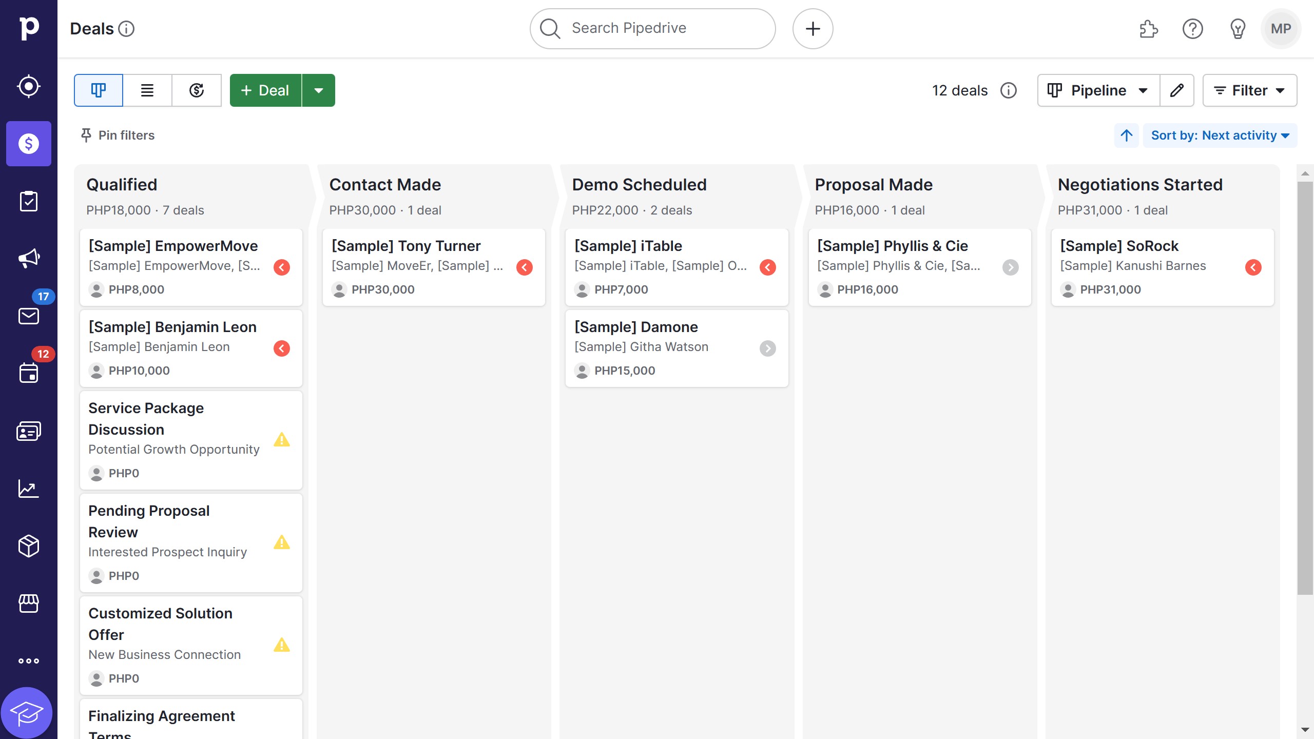 How to enable Quickbook in Pipedrive