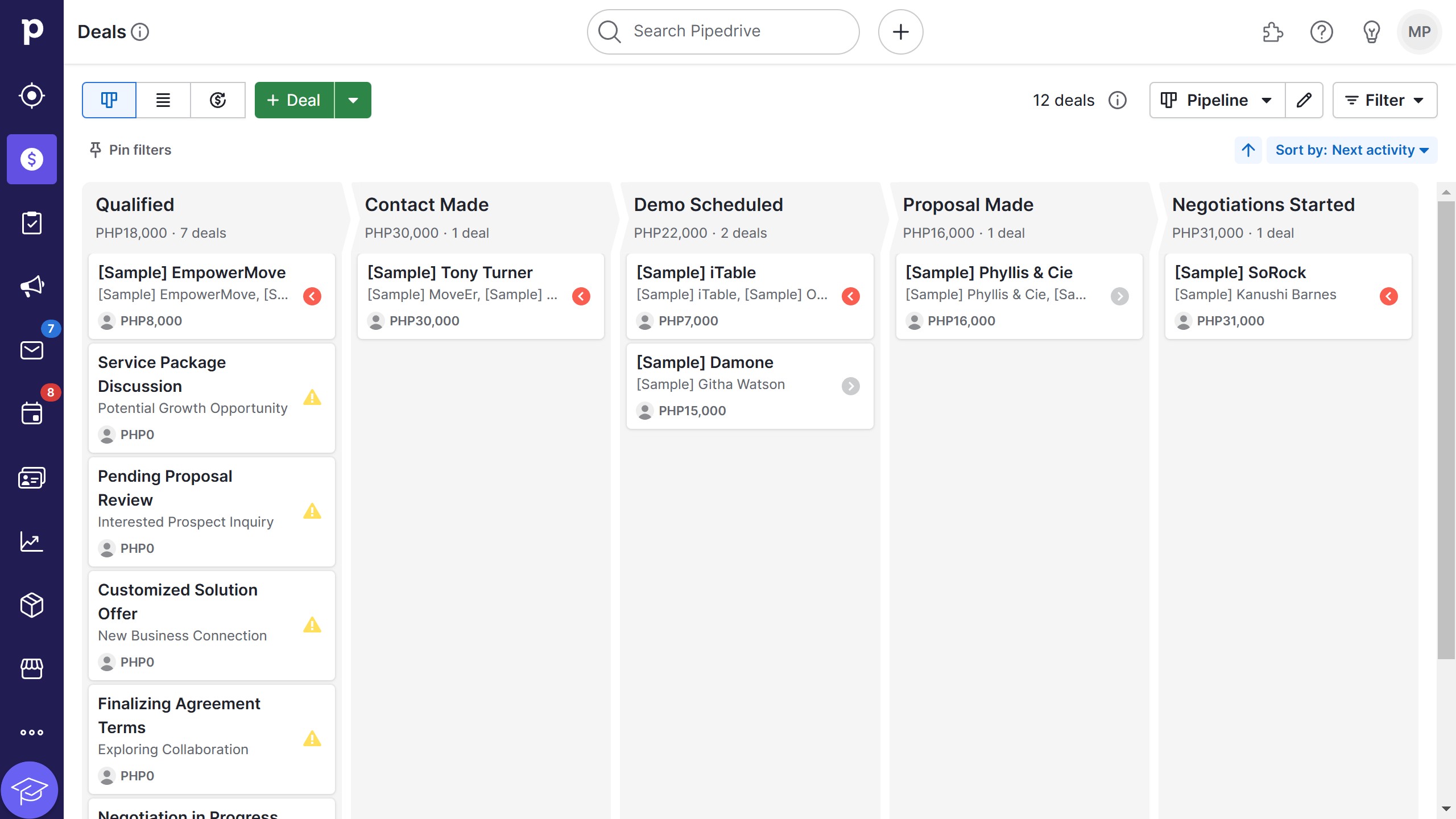 How to sync calendars in Pipedrive