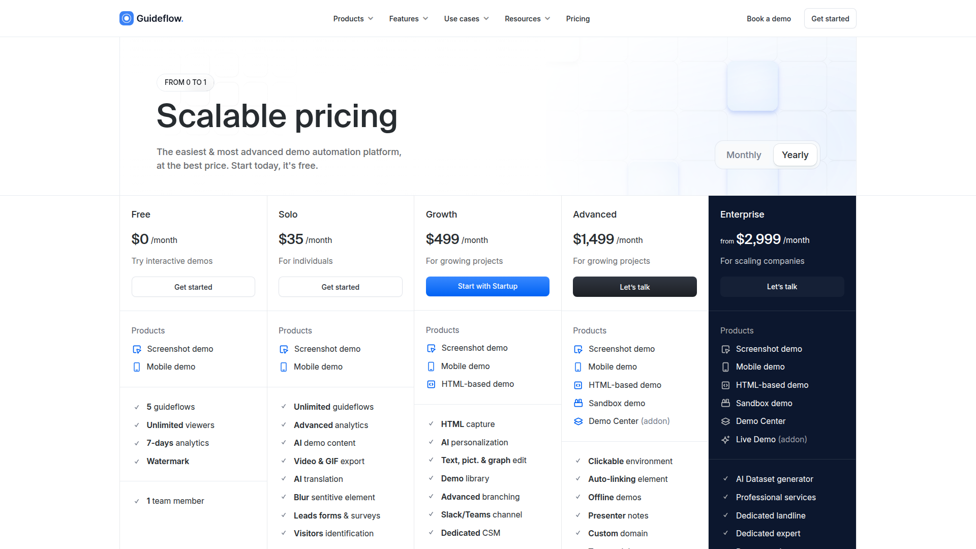 presales-tools-guideflow-pricing-page