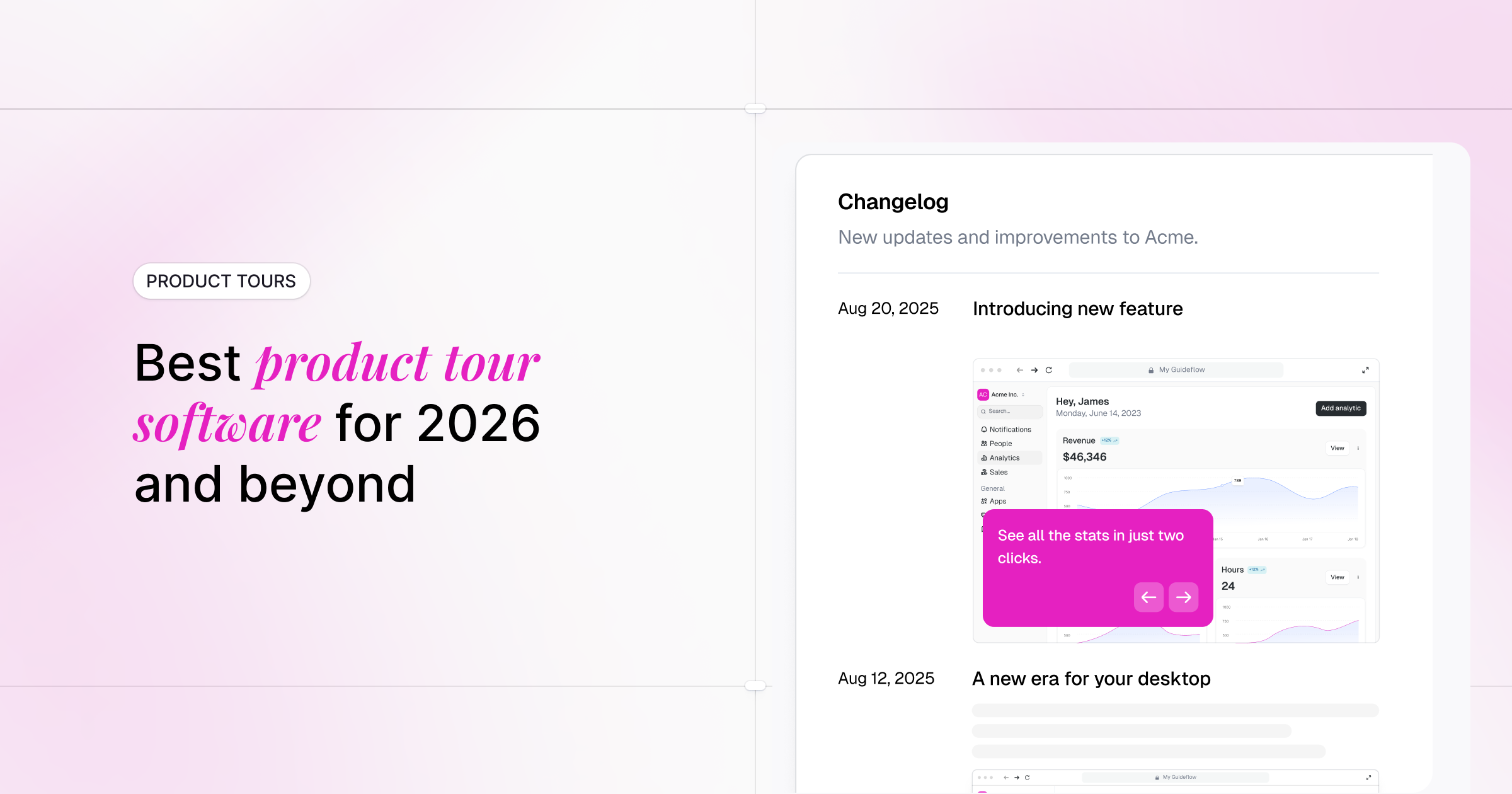 12 Best product tour software tools for 2026