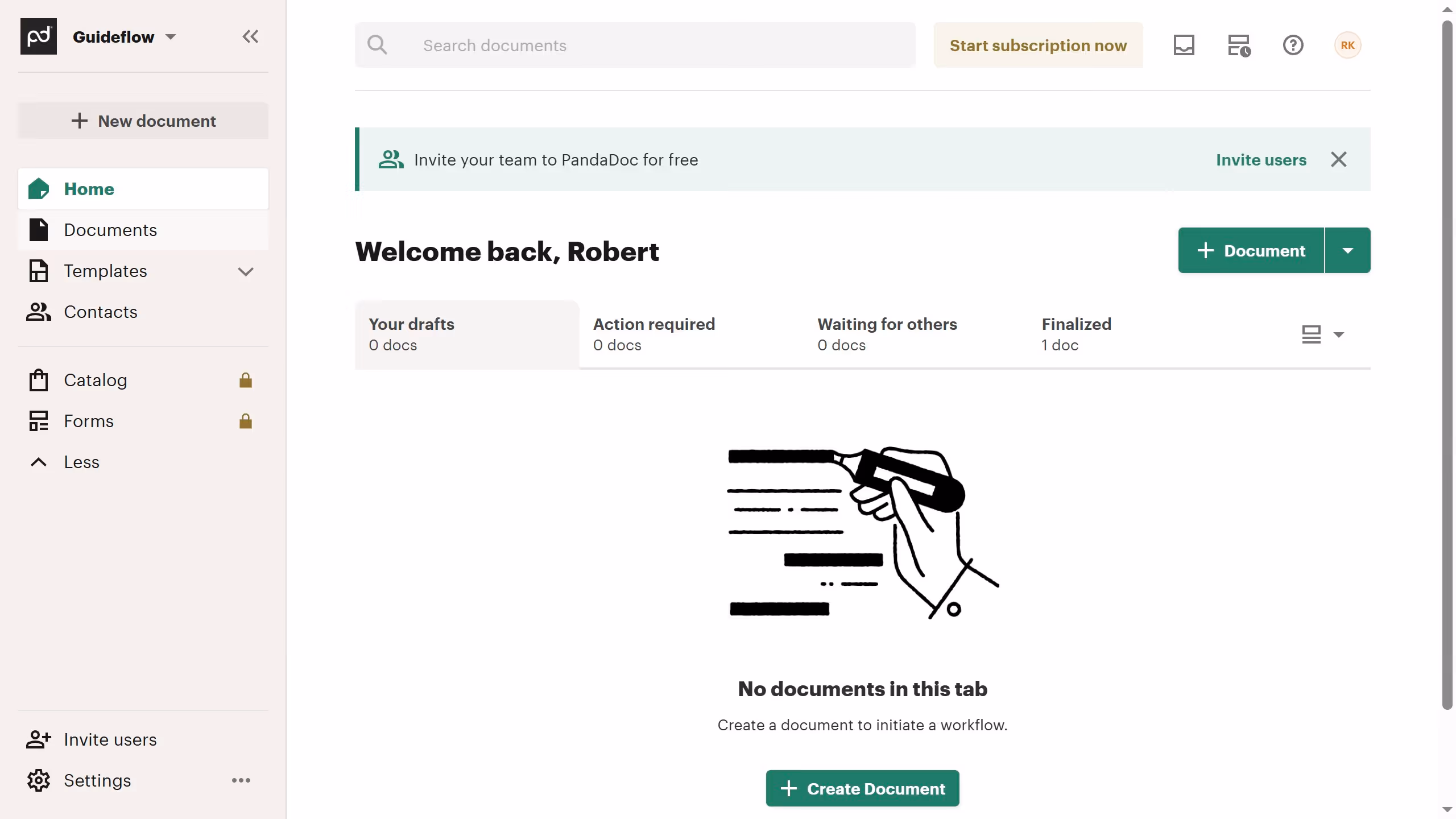 How to restore an archived document in PandaDoc