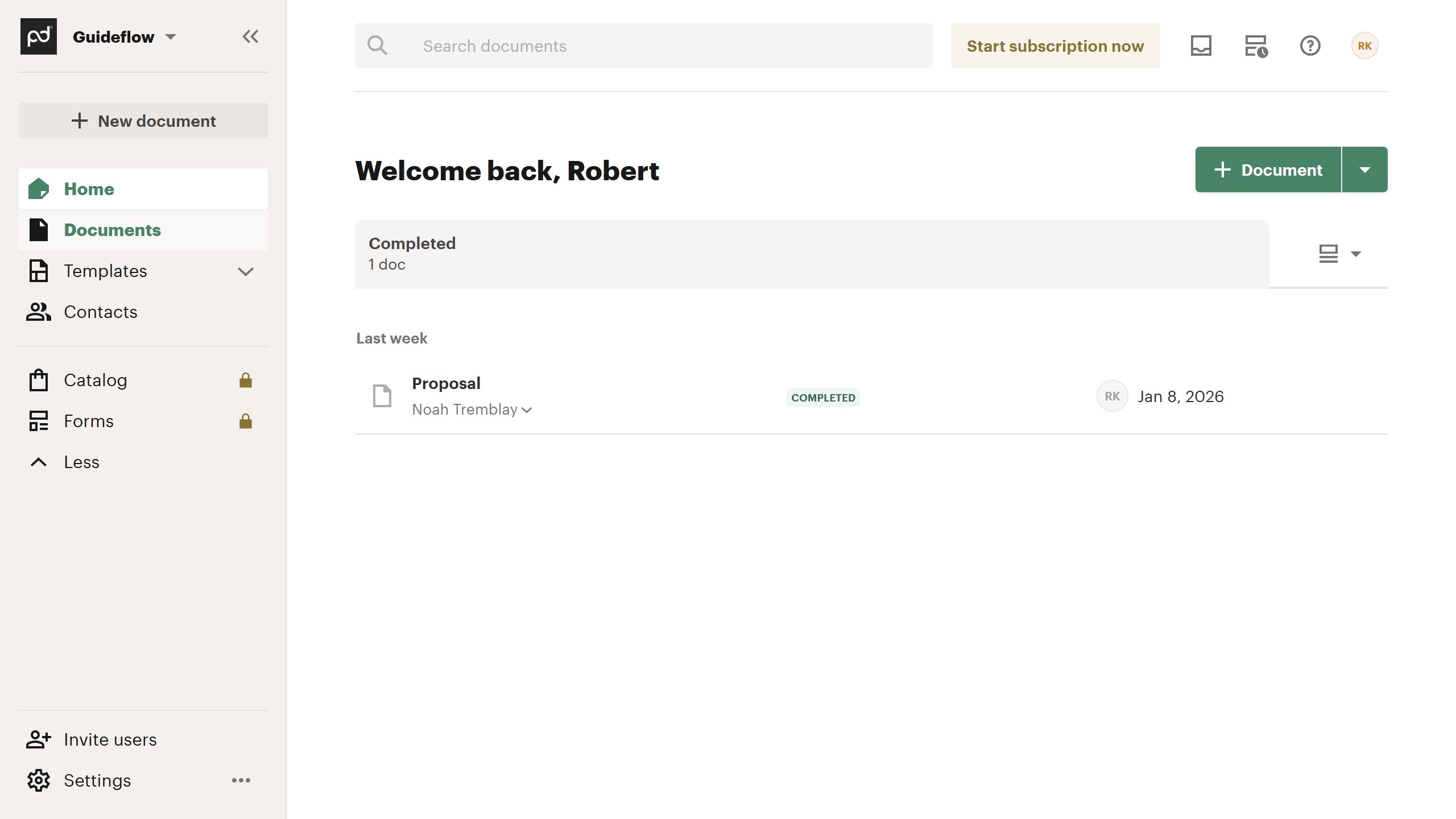 How to filter created documents by expired status in PandaDoc