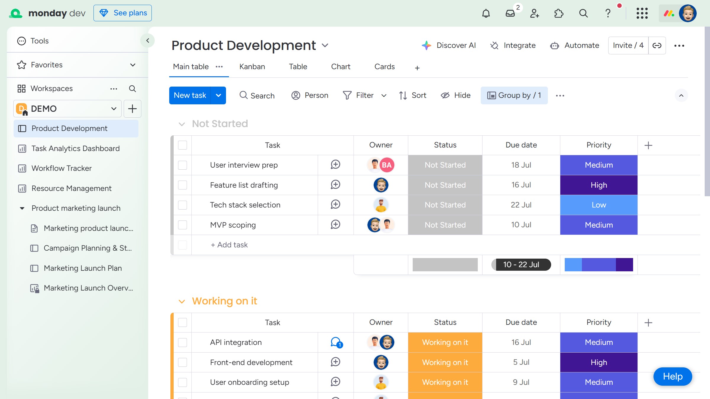 How to change the time and date format in Monday.com