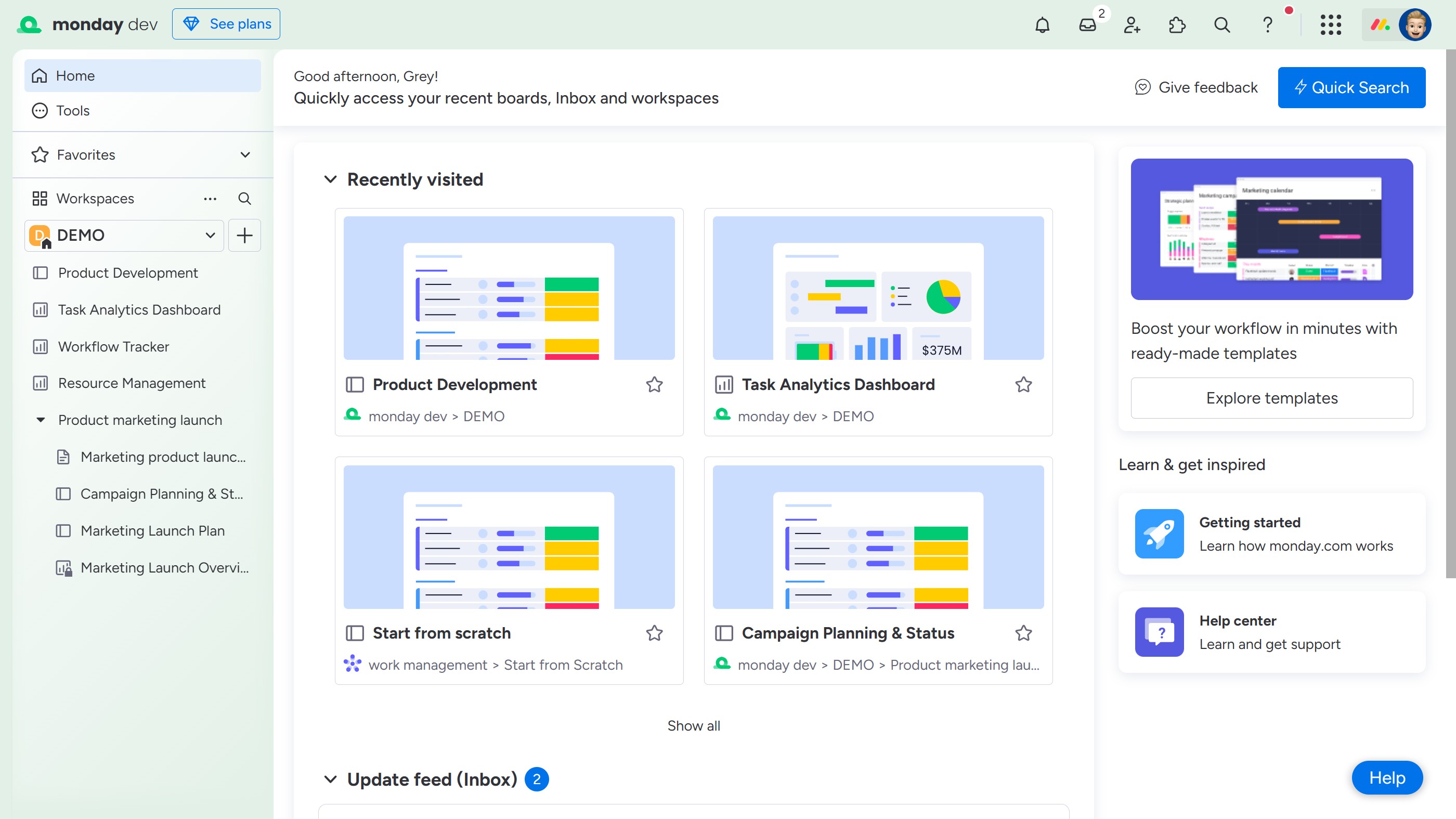 How to enable or disable desktop notifications in Monday.com