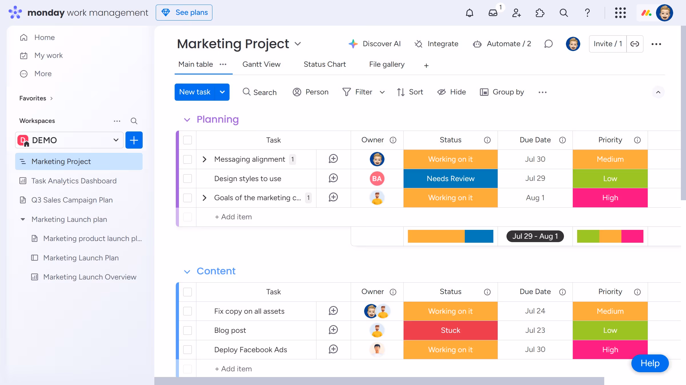 How to download a file from a board in Monday.com