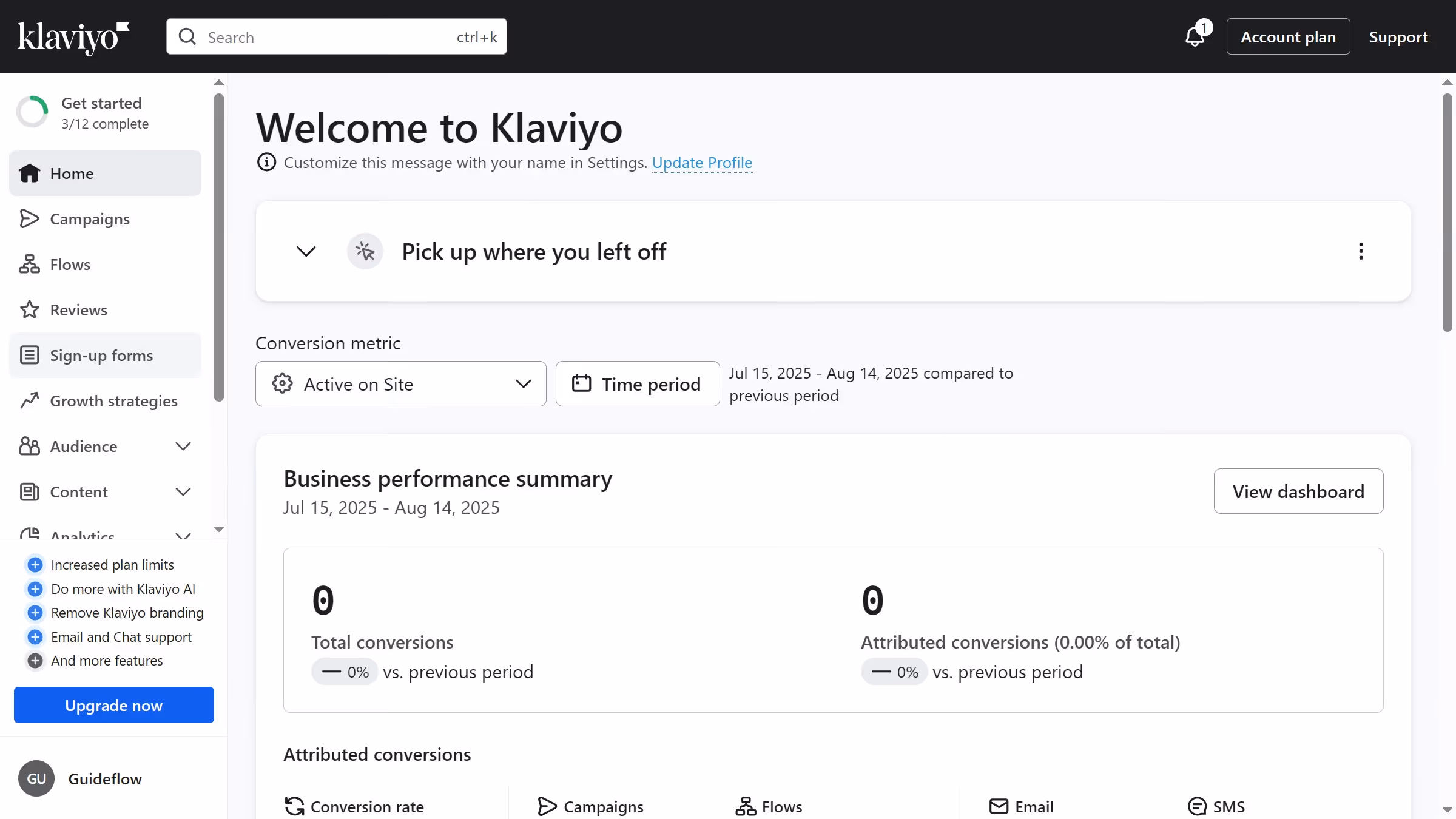 How to change the publish status of a sign-up form in Klaviyo