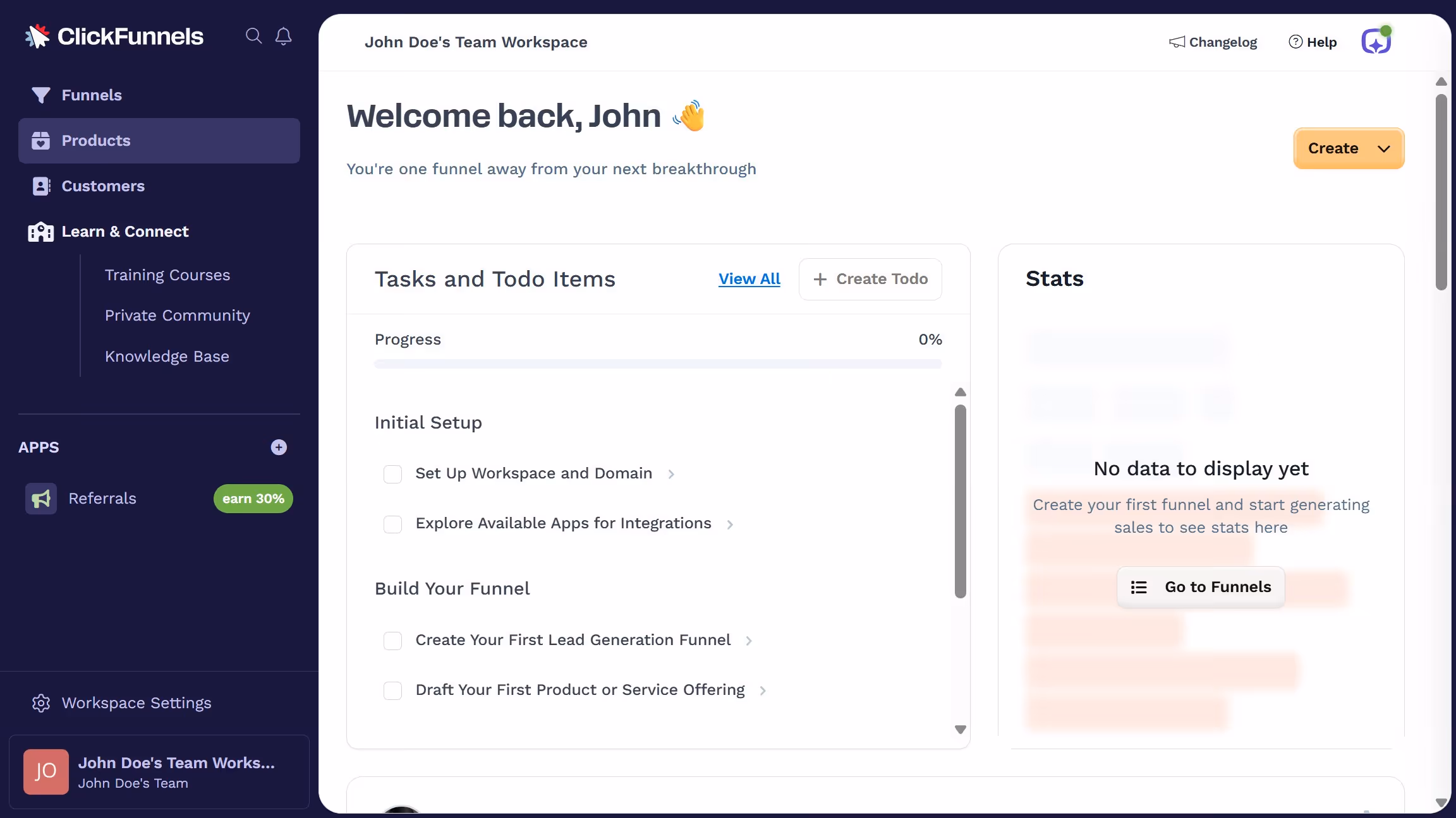 How to turn on the online store toggle in ClickFunnels