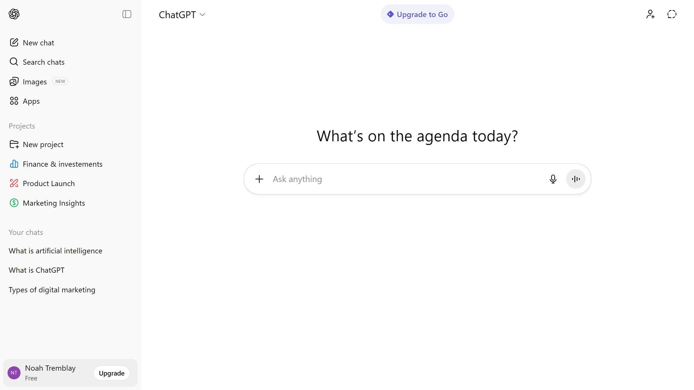 How to disable separate voice mode in ChatGPT
