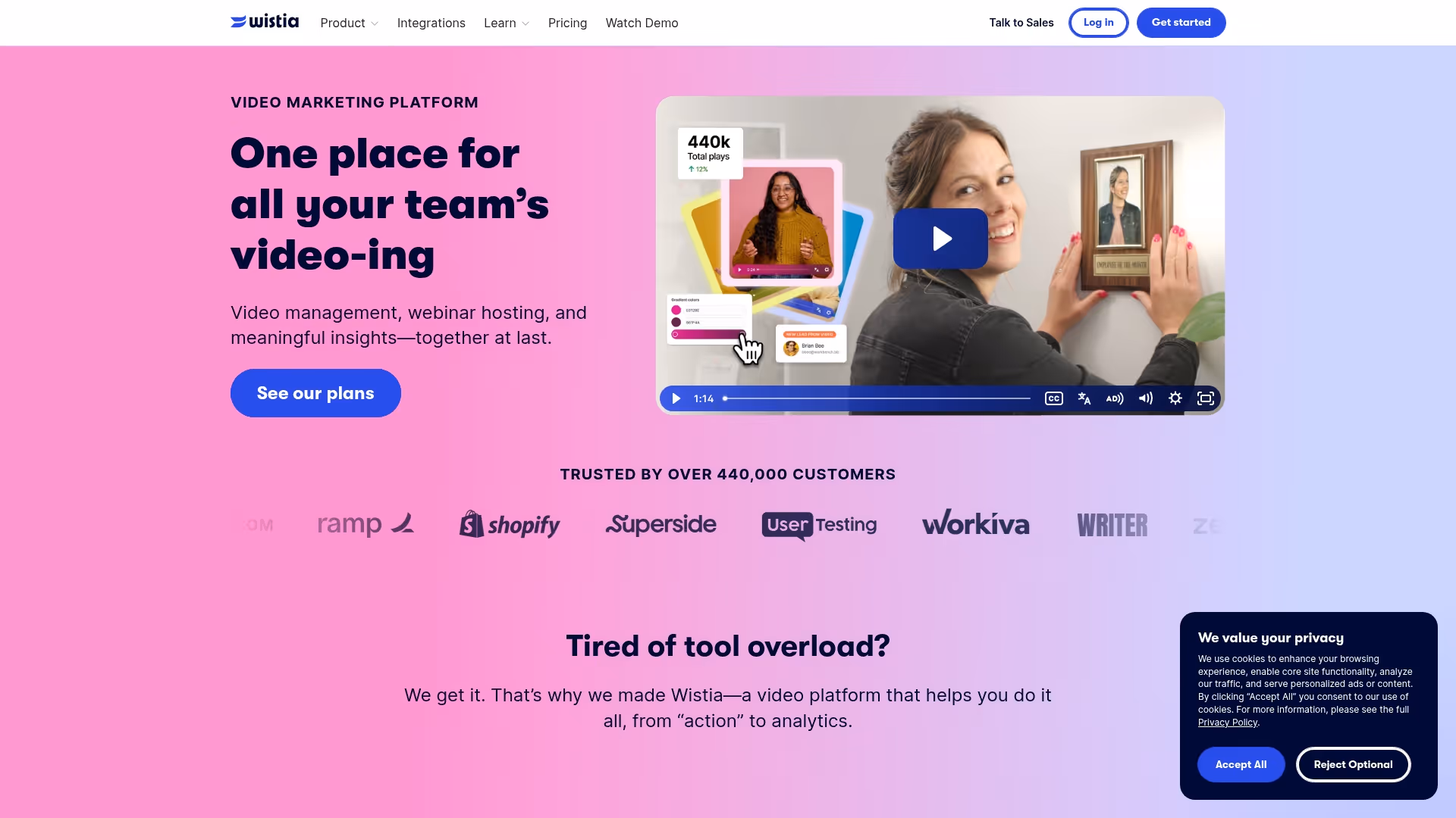 22. Wistia 22. Wistia