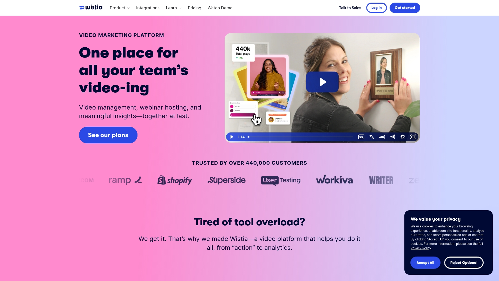 22. Wistia 22. Wistia