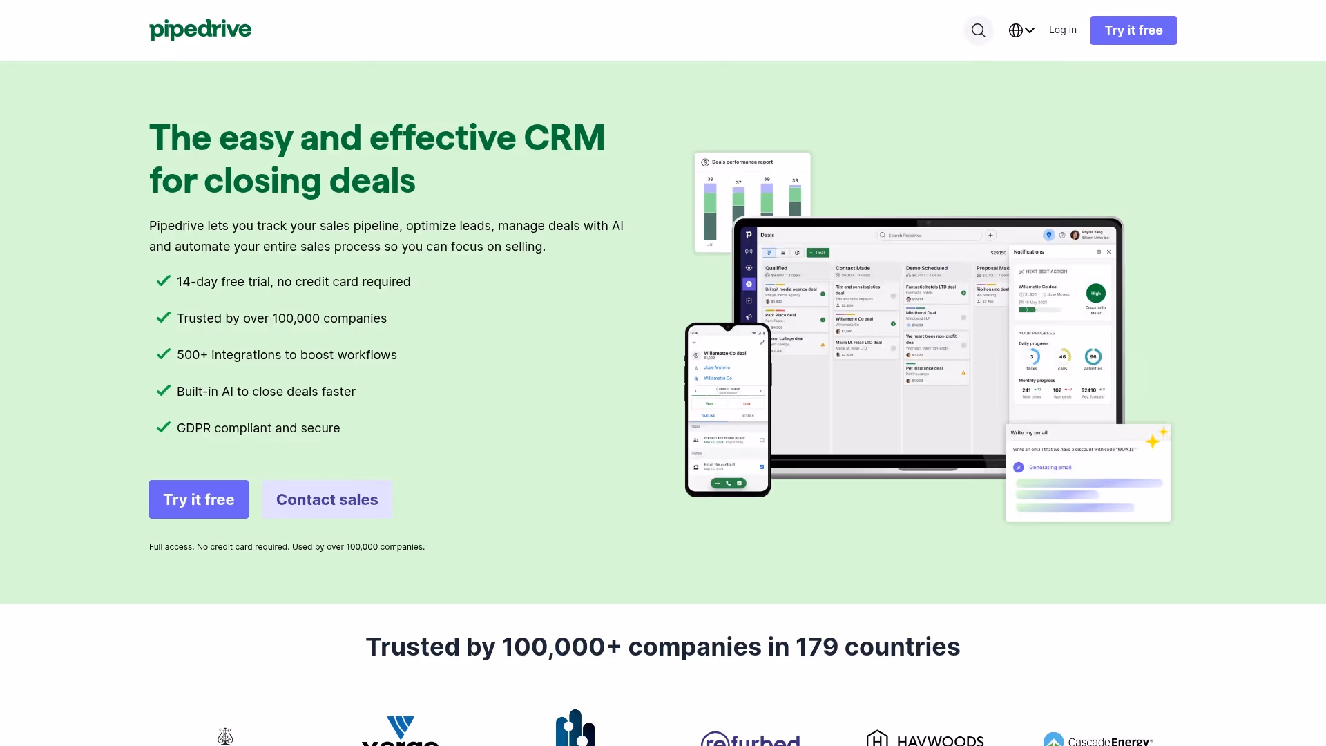 11. Pipedrive AI Sales Assistant