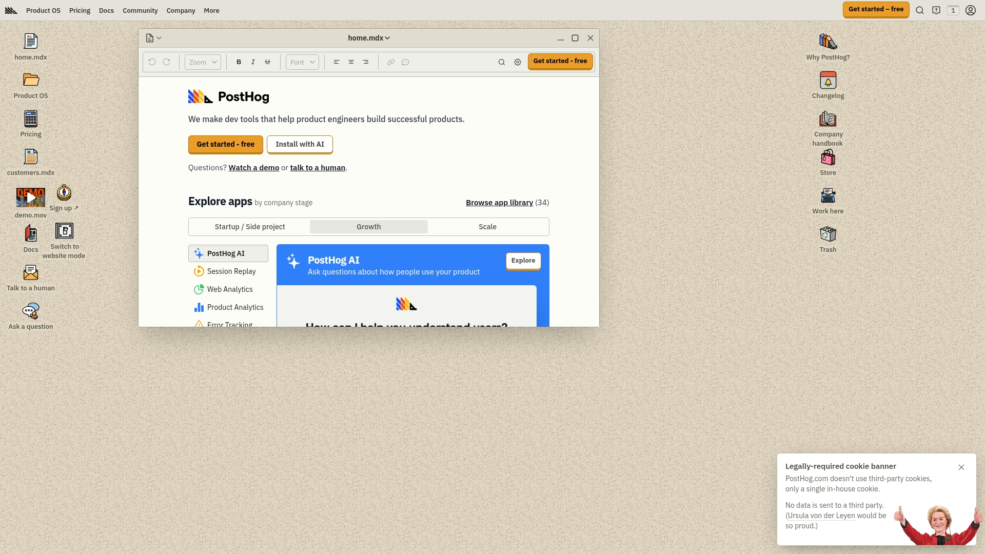 3. PostHog 3. PostHog