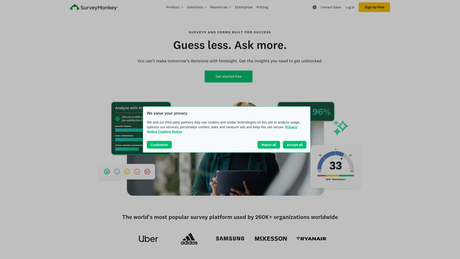 23. SurveyMonkey 23. SurveyMonkey