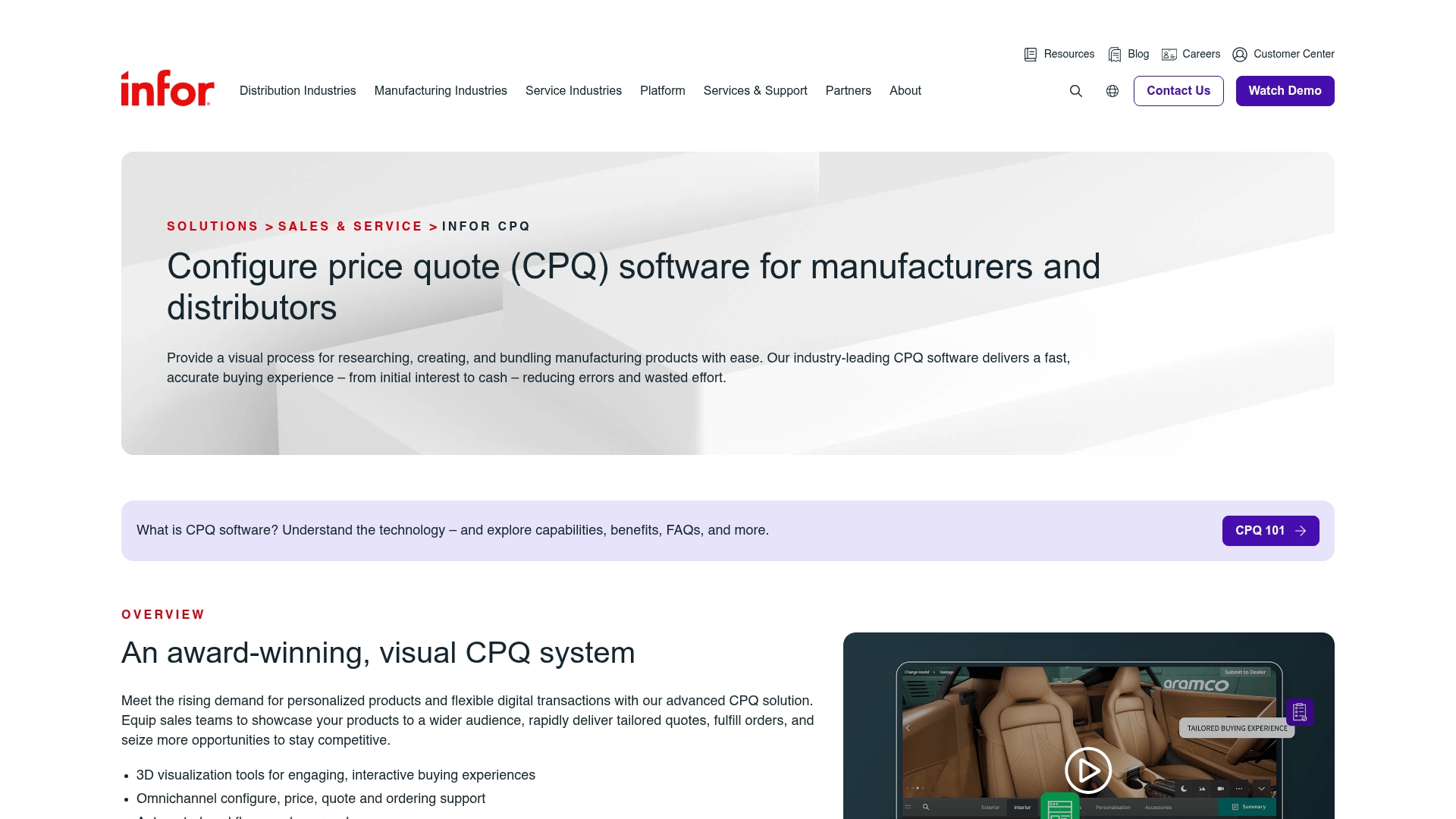13. Infor CPQ 13. Infor CPQ