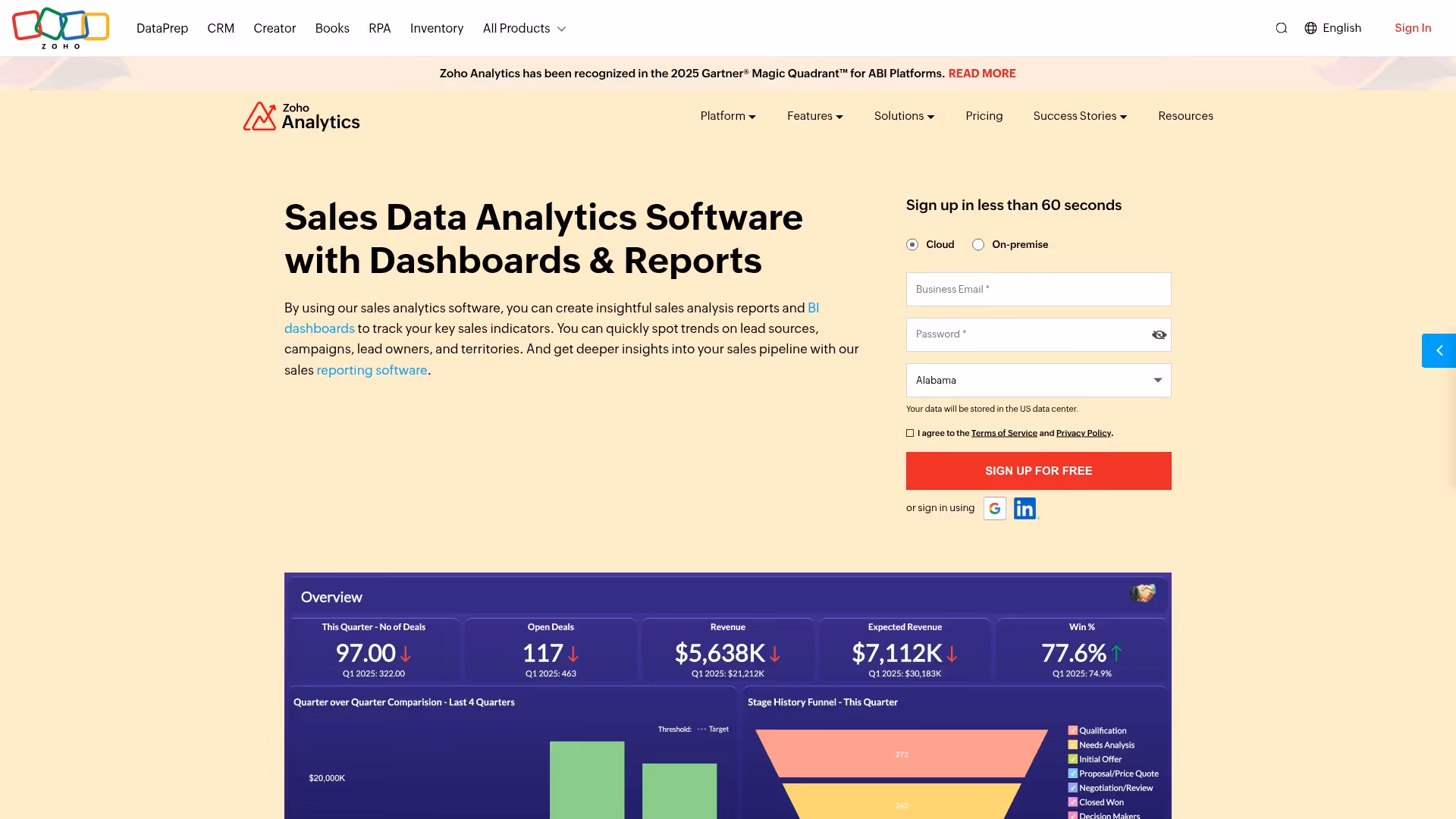 7. Zoho Analytics 7. Zoho Analytics
