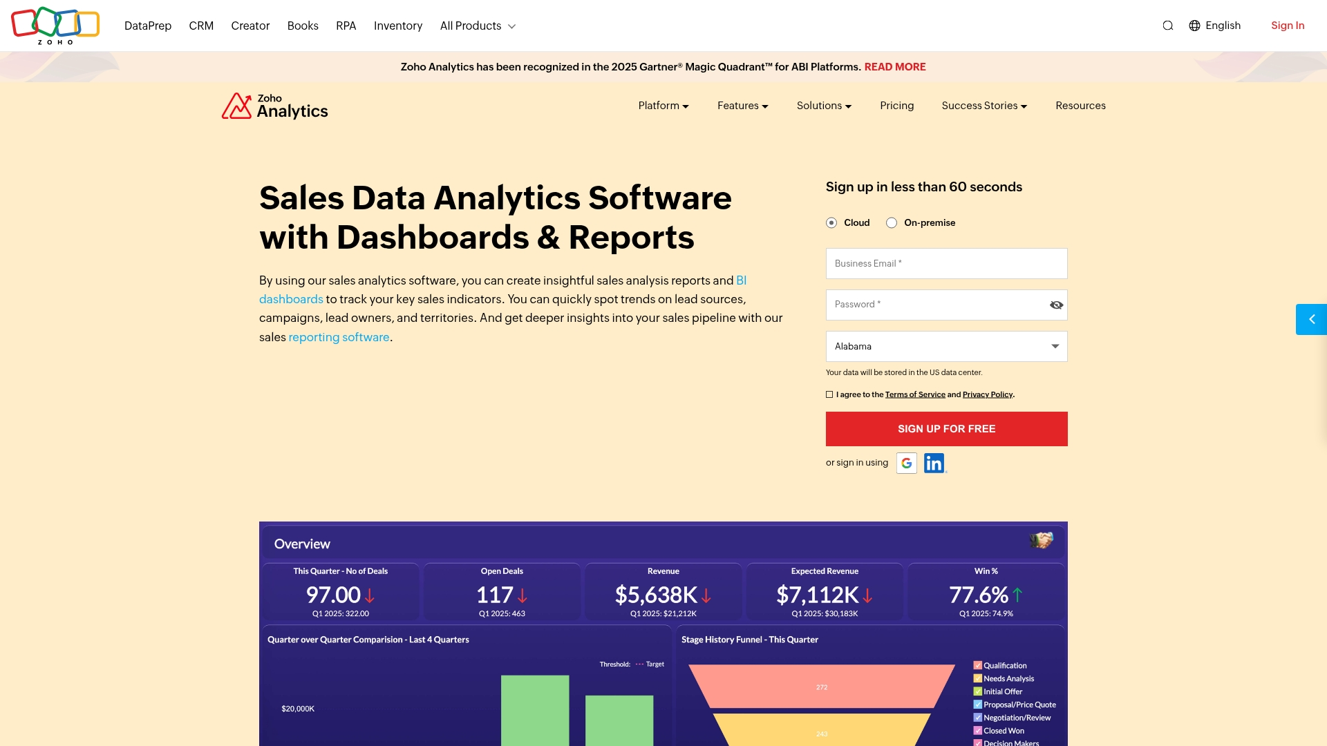 7. Zoho Analytics 7. Zoho Analytics