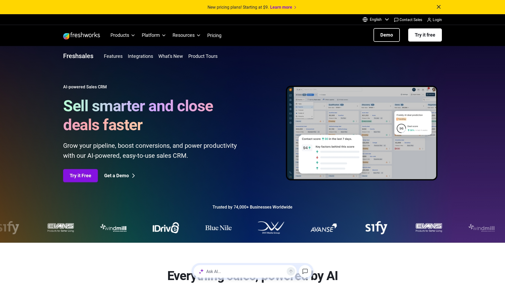 9. Freshsales 9. Freshsales