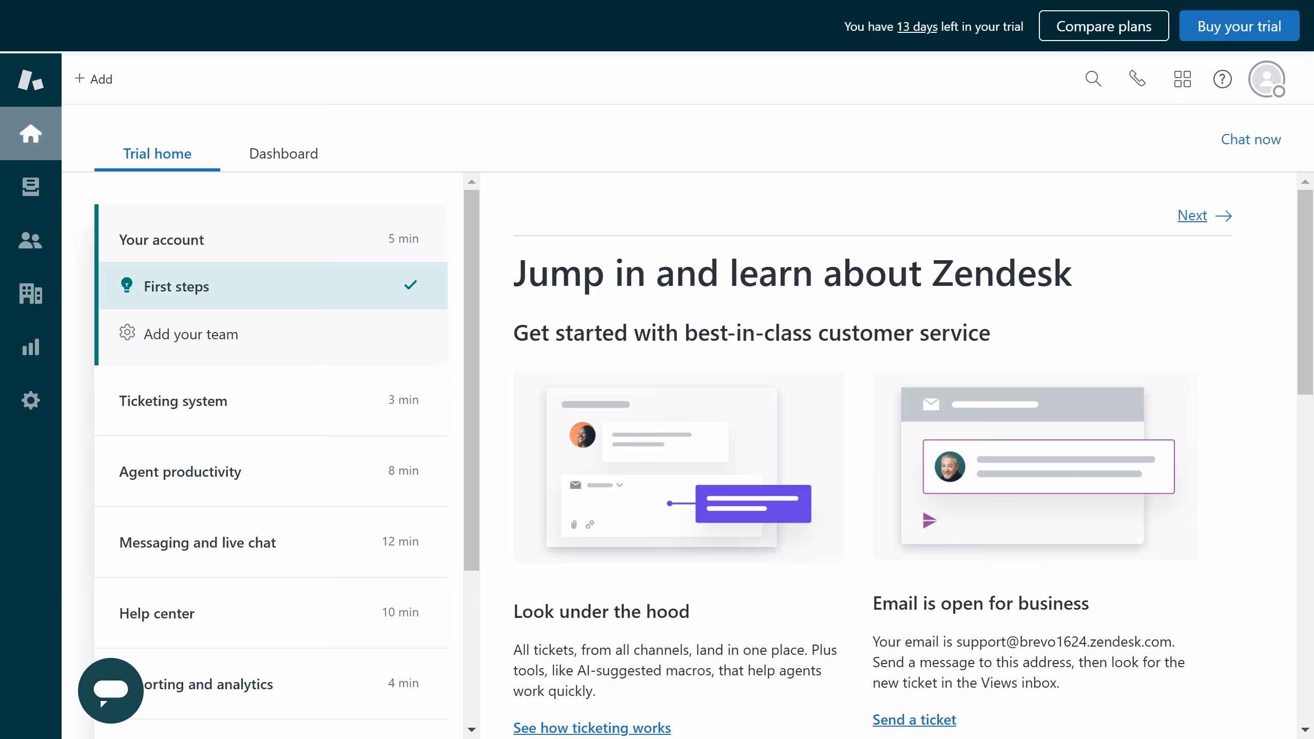 How to create a new ticket in Zendesk