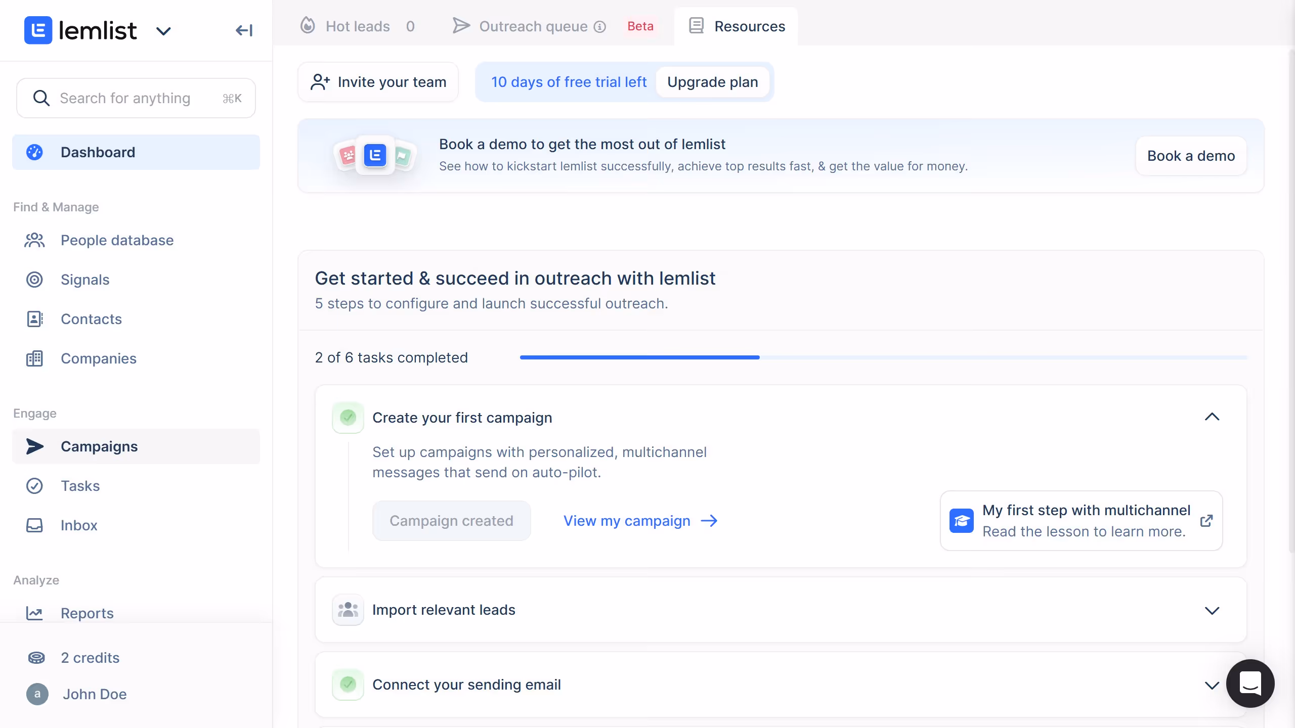 How to set timezone based schedule of a campaign in Lemlist