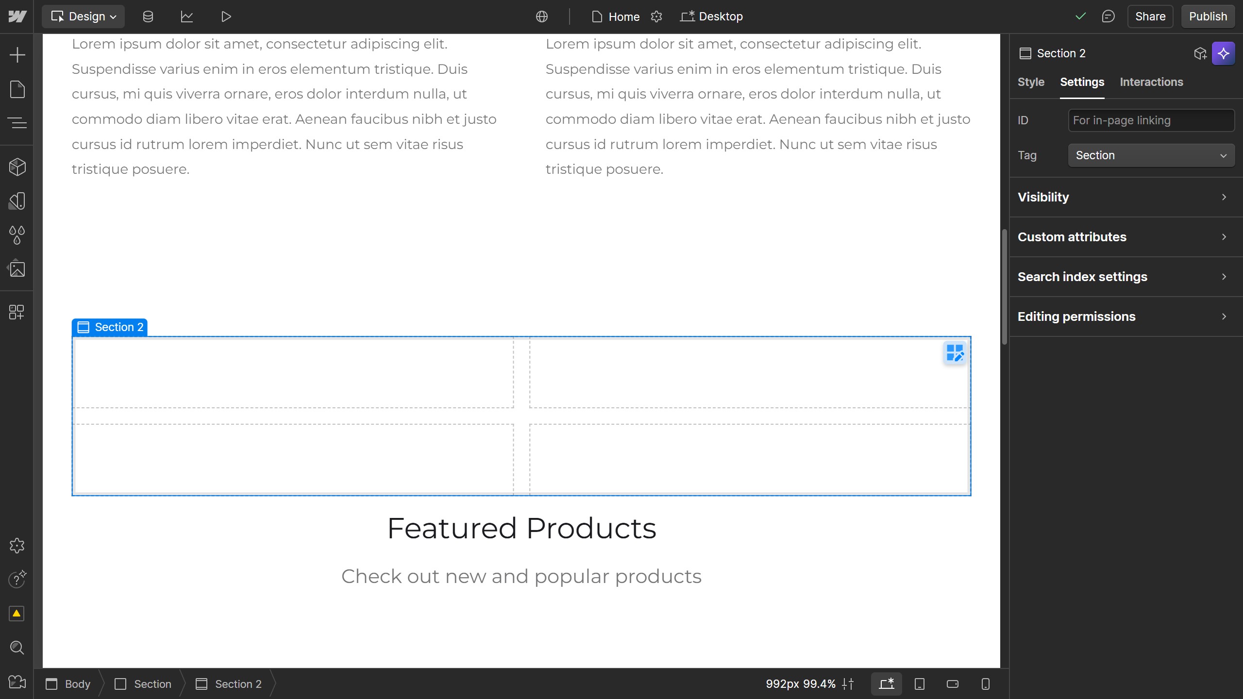 How to duplicate grid columns in Webflow