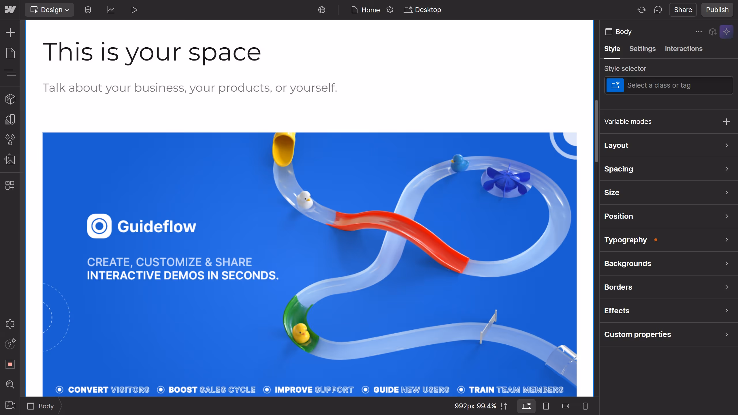 How to make an image HiDPI in Webflow