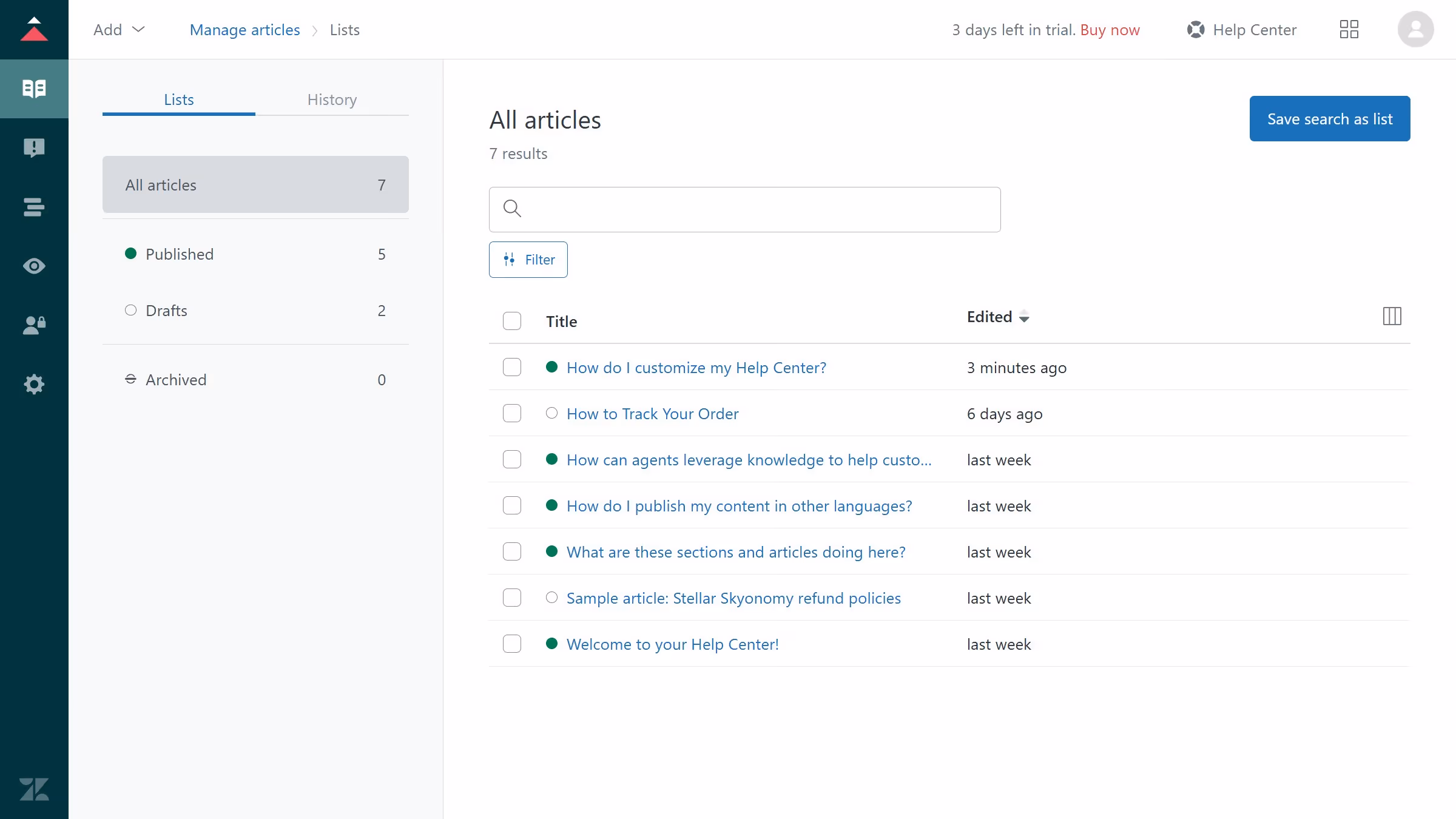 How to edit links in articles in Zendesk