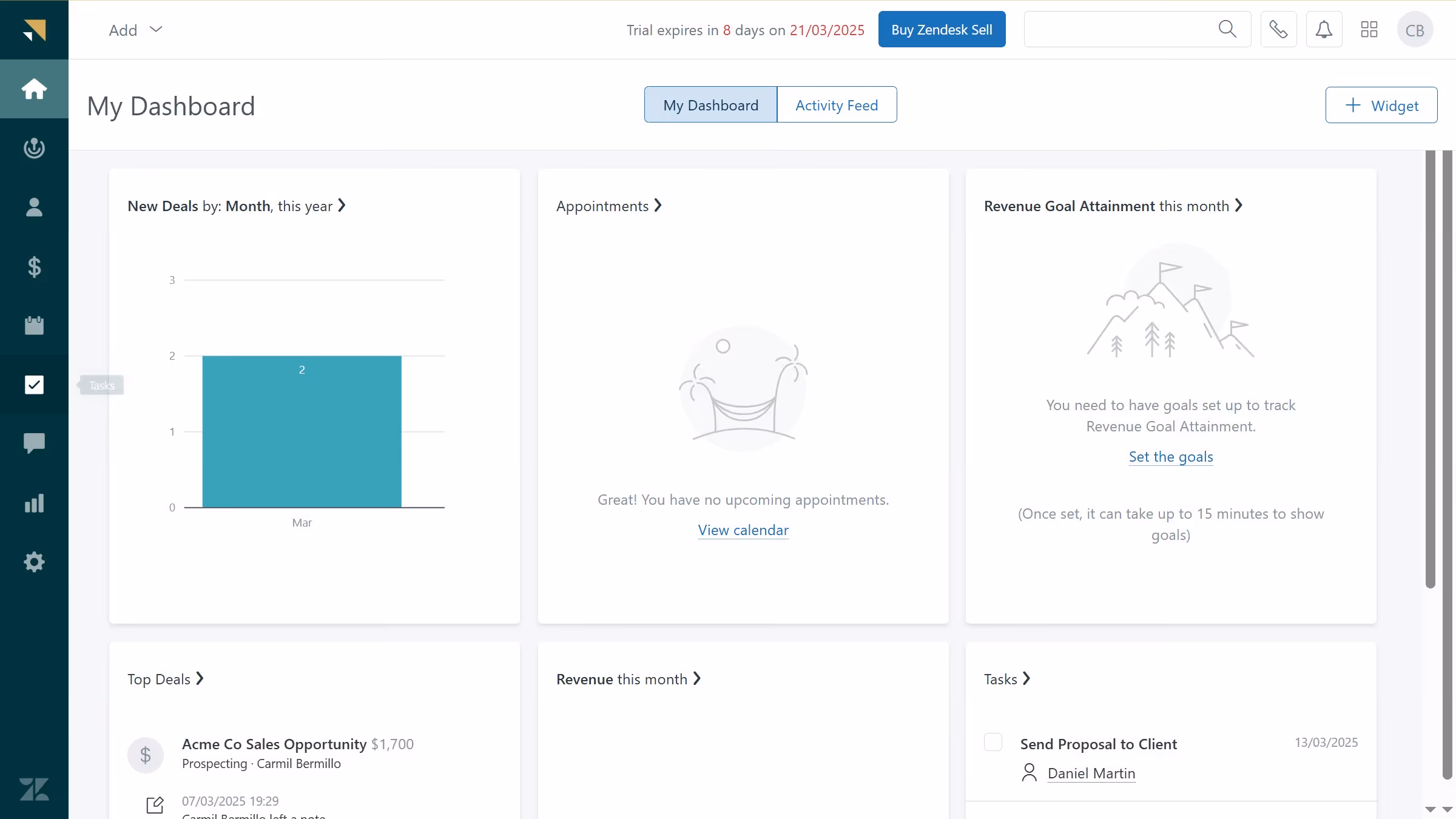 How to update tasks in Zendesk Sell