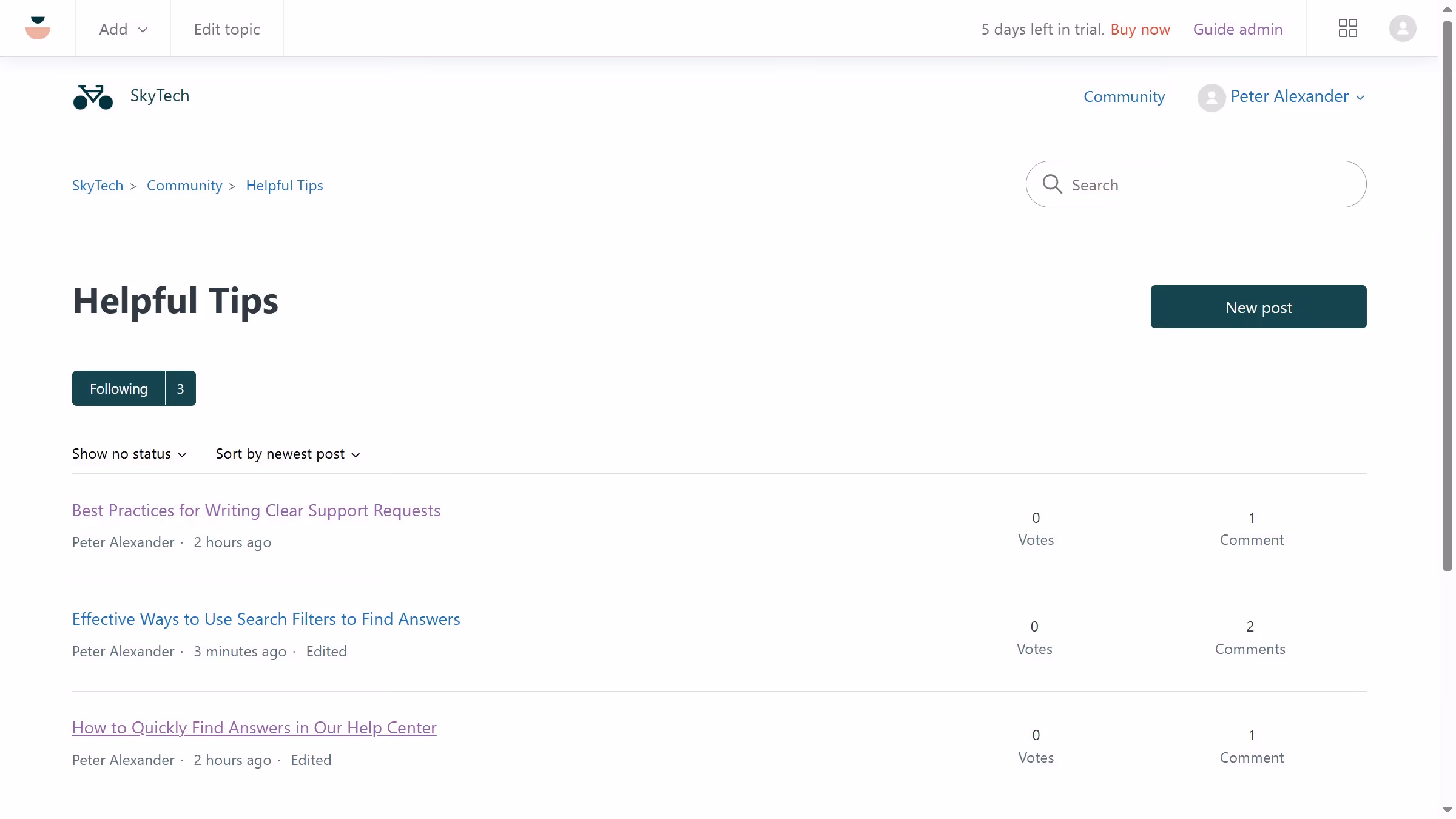 How to mark a comment as the official comment on a community post in Zendesk