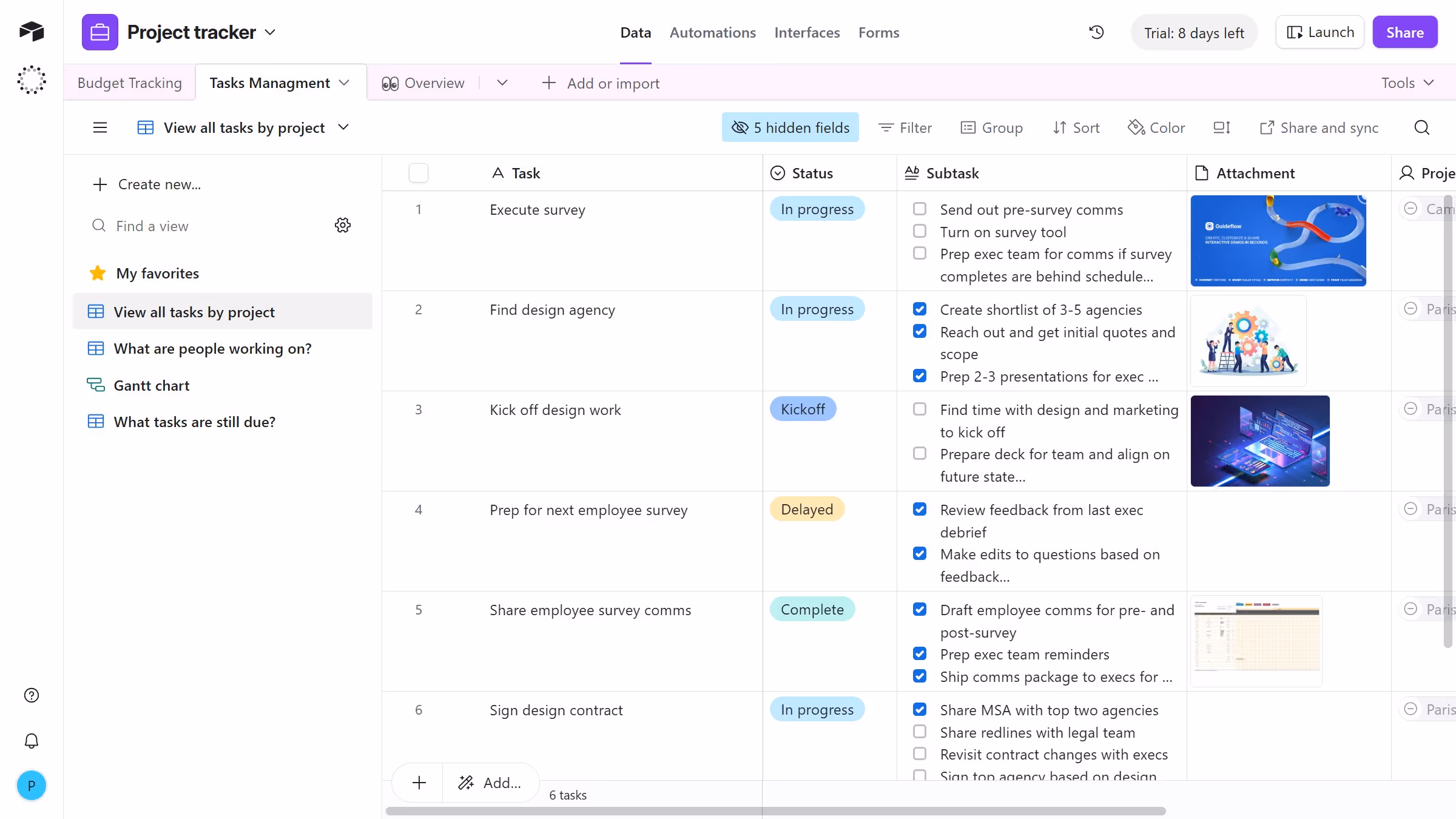 How to remove an attachment in Airtable