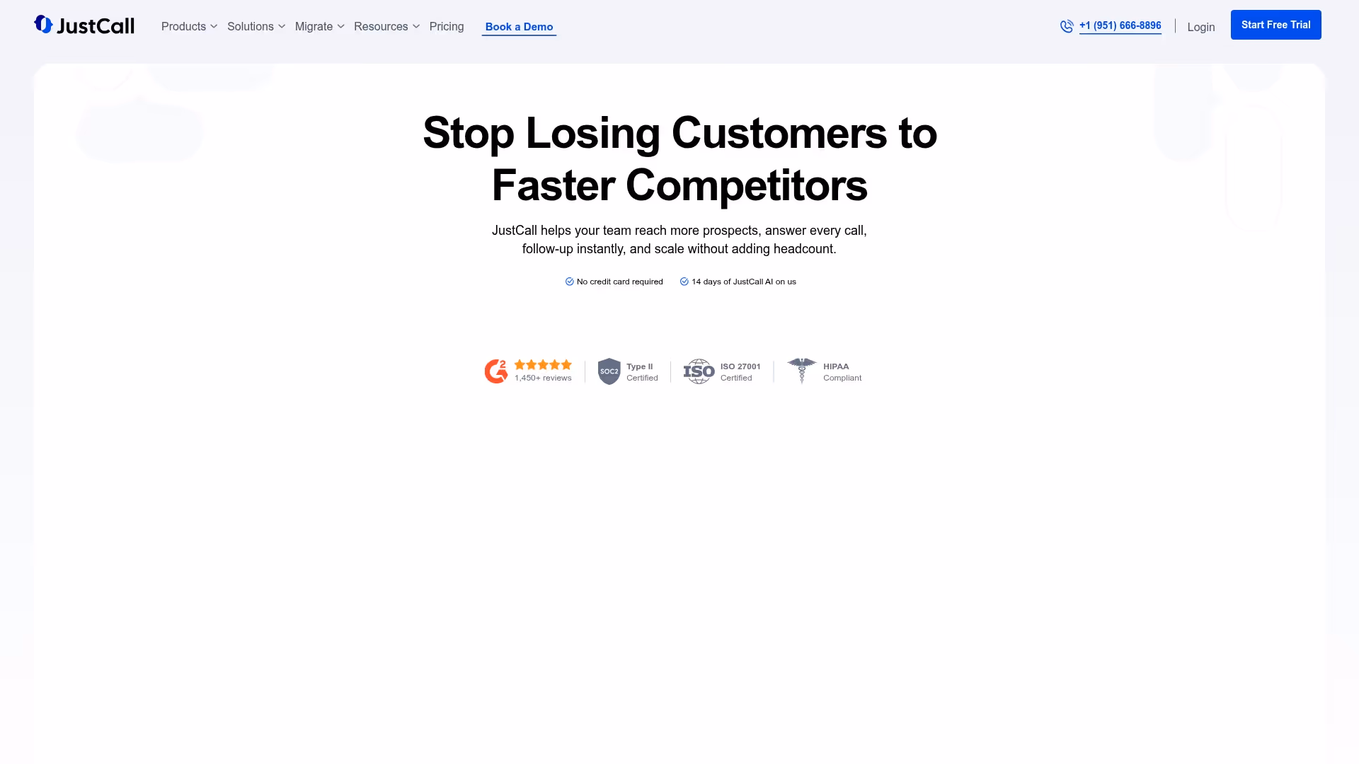 7. JustCall 7. JustCall