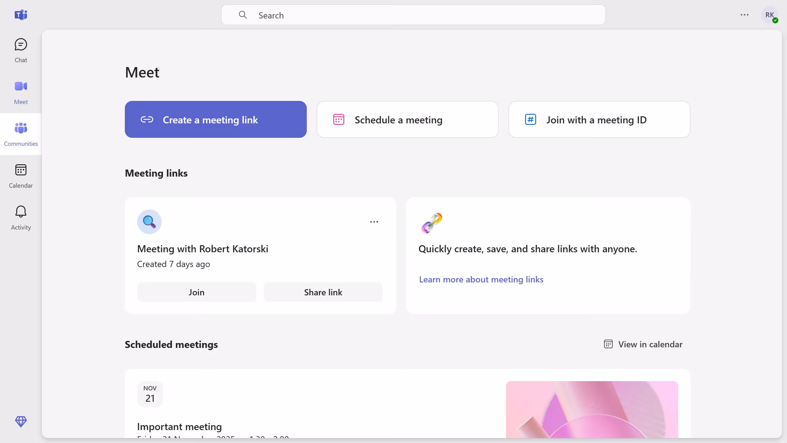 How to set a community event to recur monthly in Microsoft Teams
