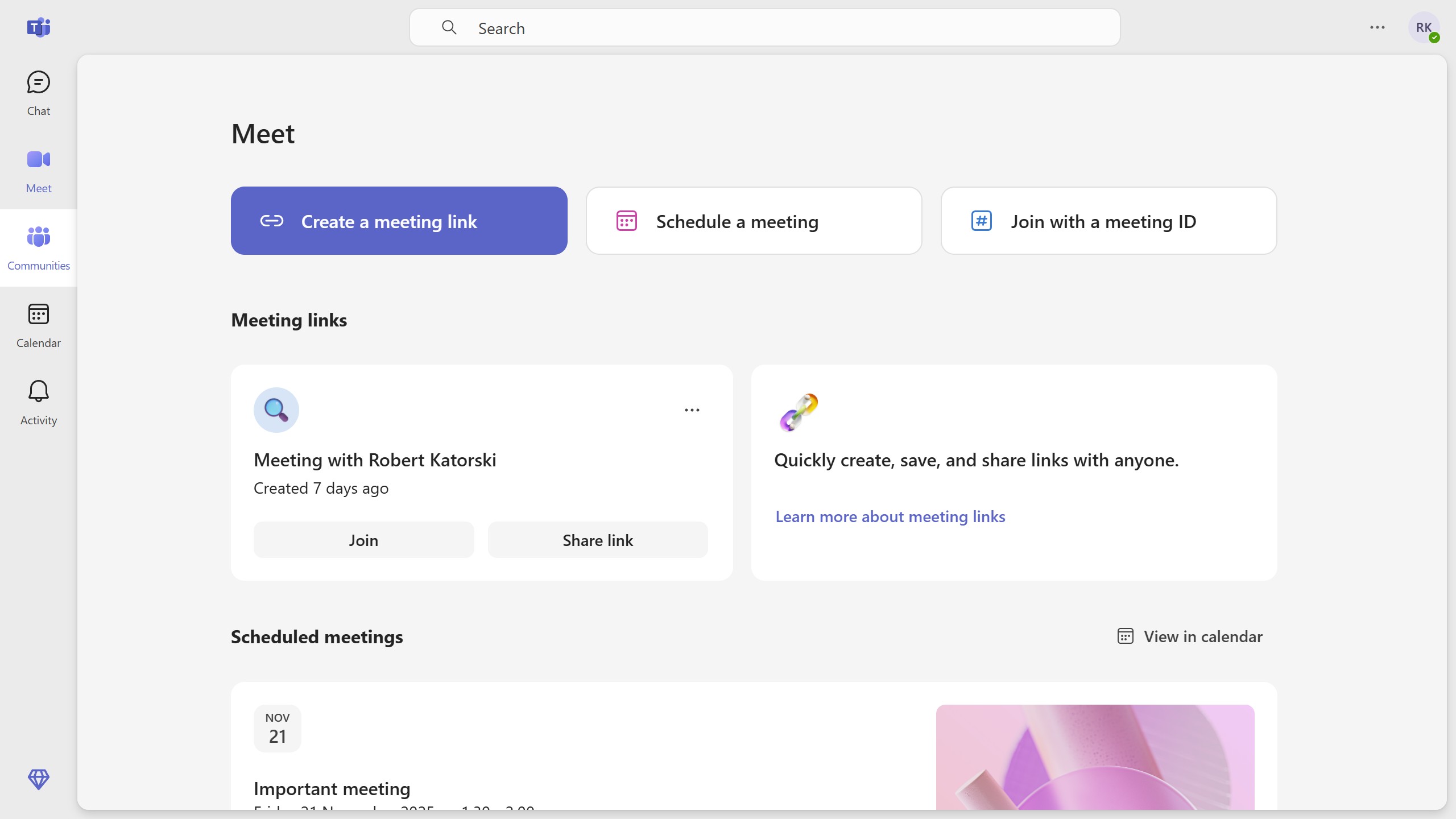 How to set a community event to recur monthly in Microsoft Teams