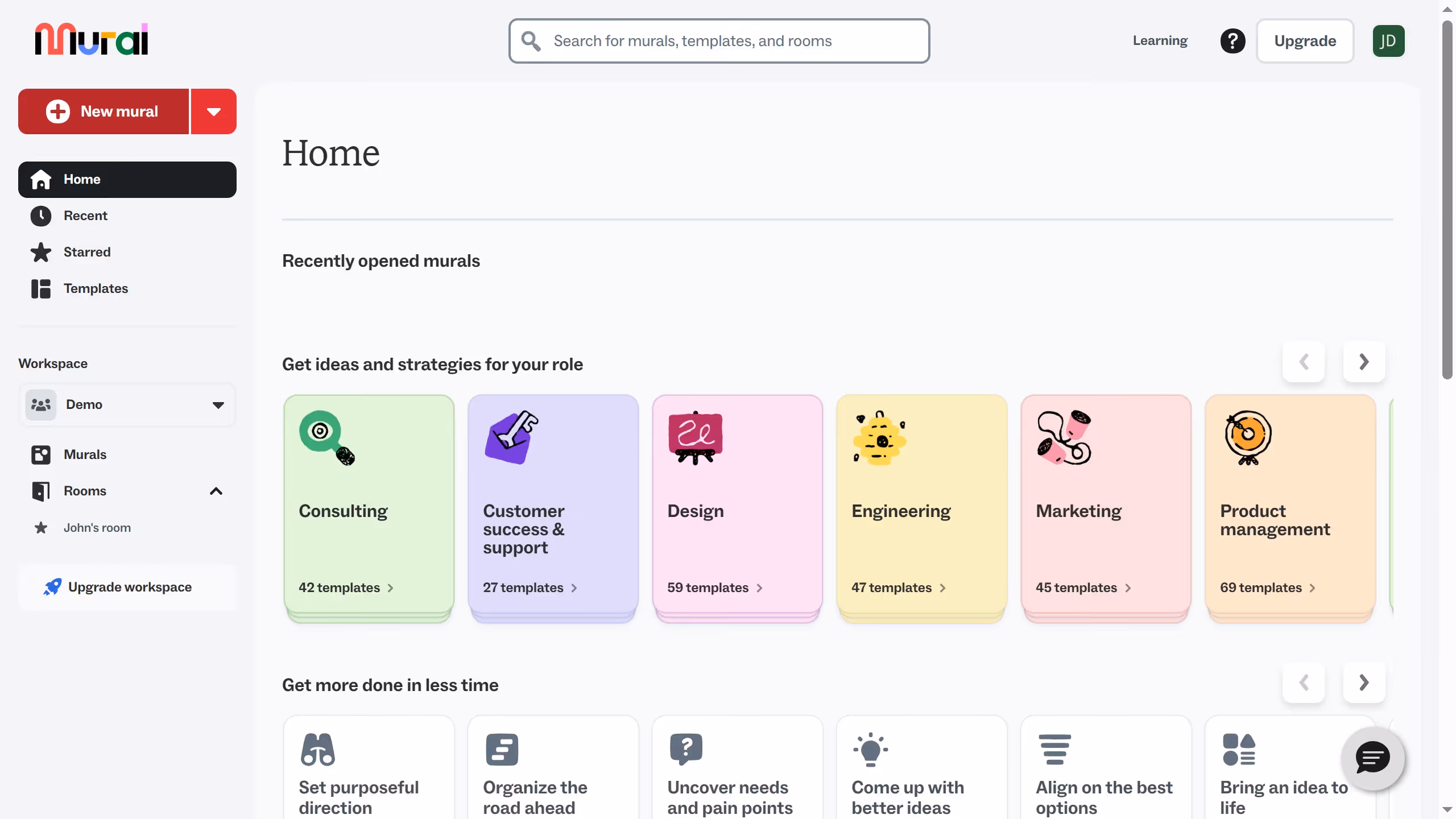 How to create a new mural in Mural