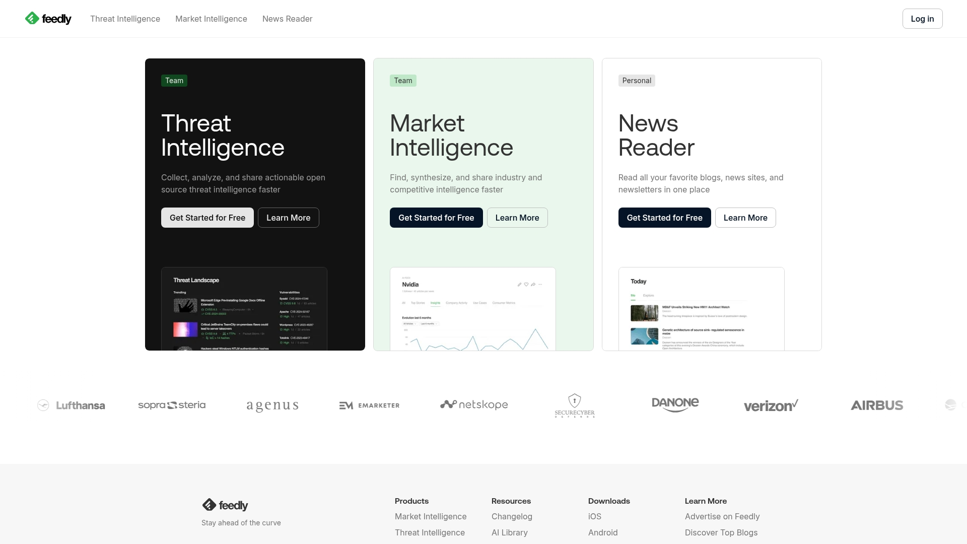 8. Feedly Market Intelligence