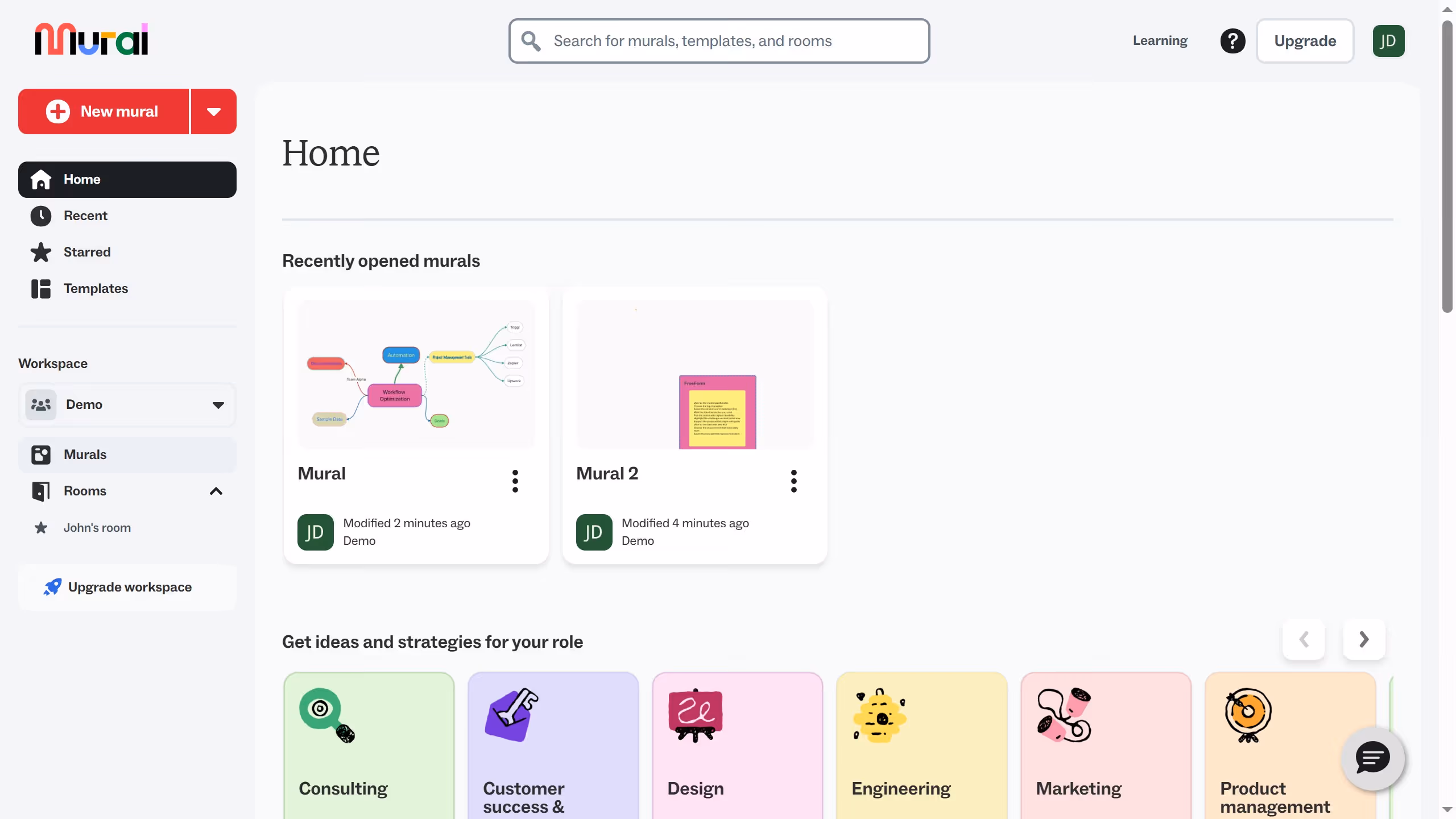 How to publish as template an with an infinite canvas in Mural