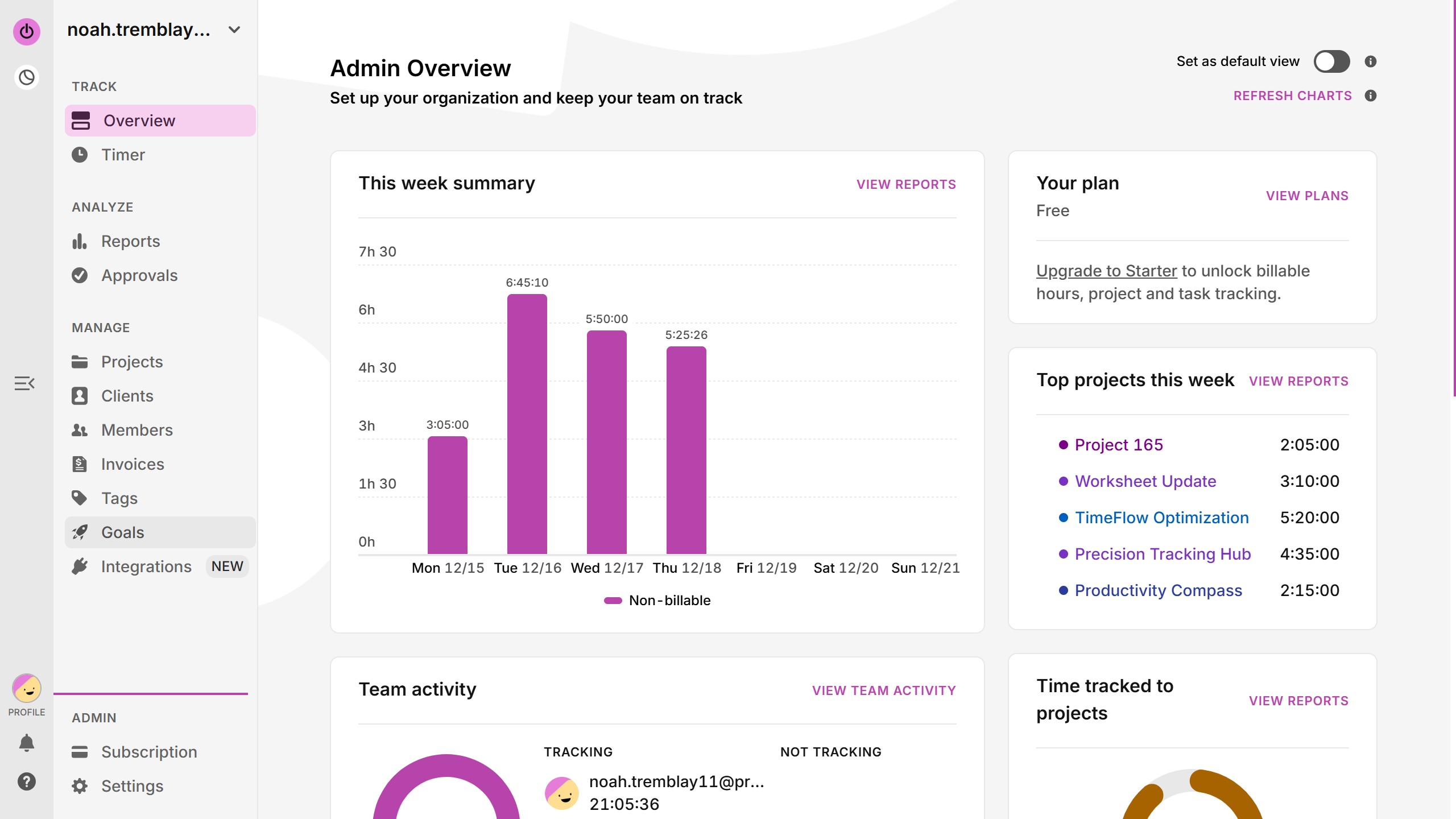 How to add an end date to a goal in Toggl