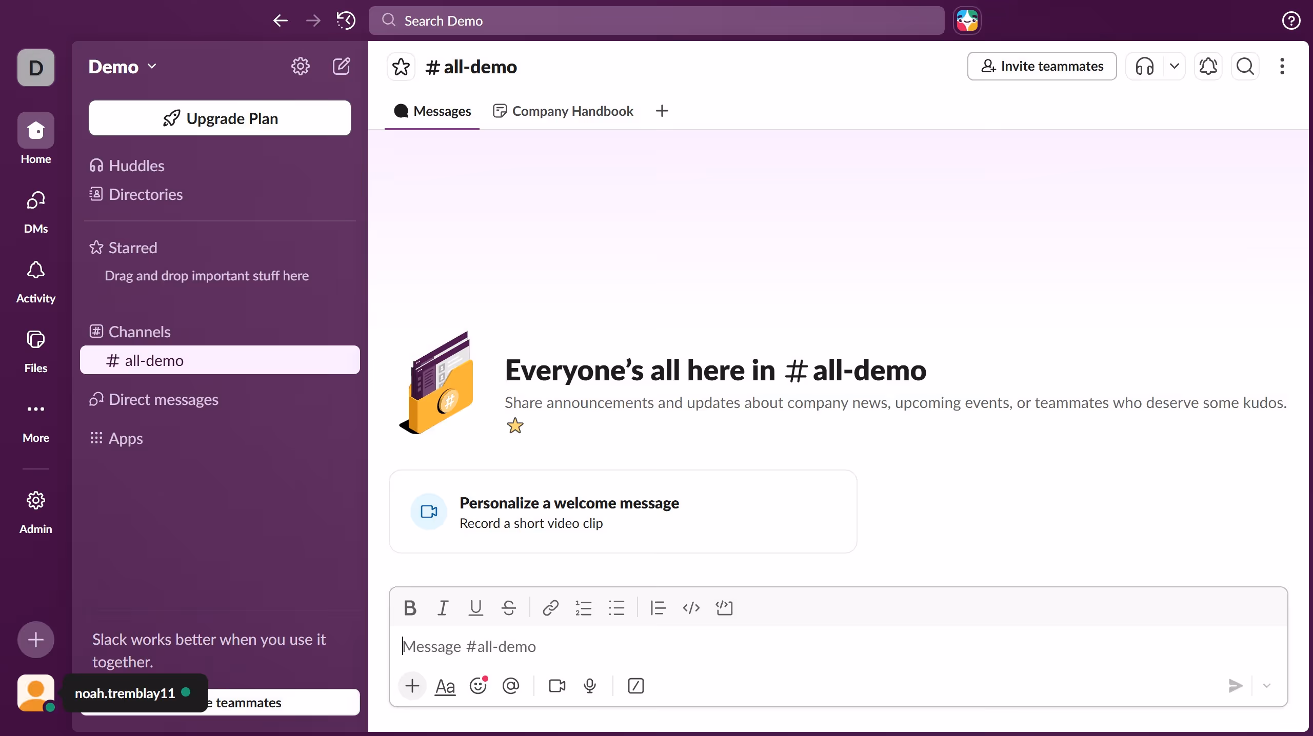 How to manage pause notifications duration in status in Slack