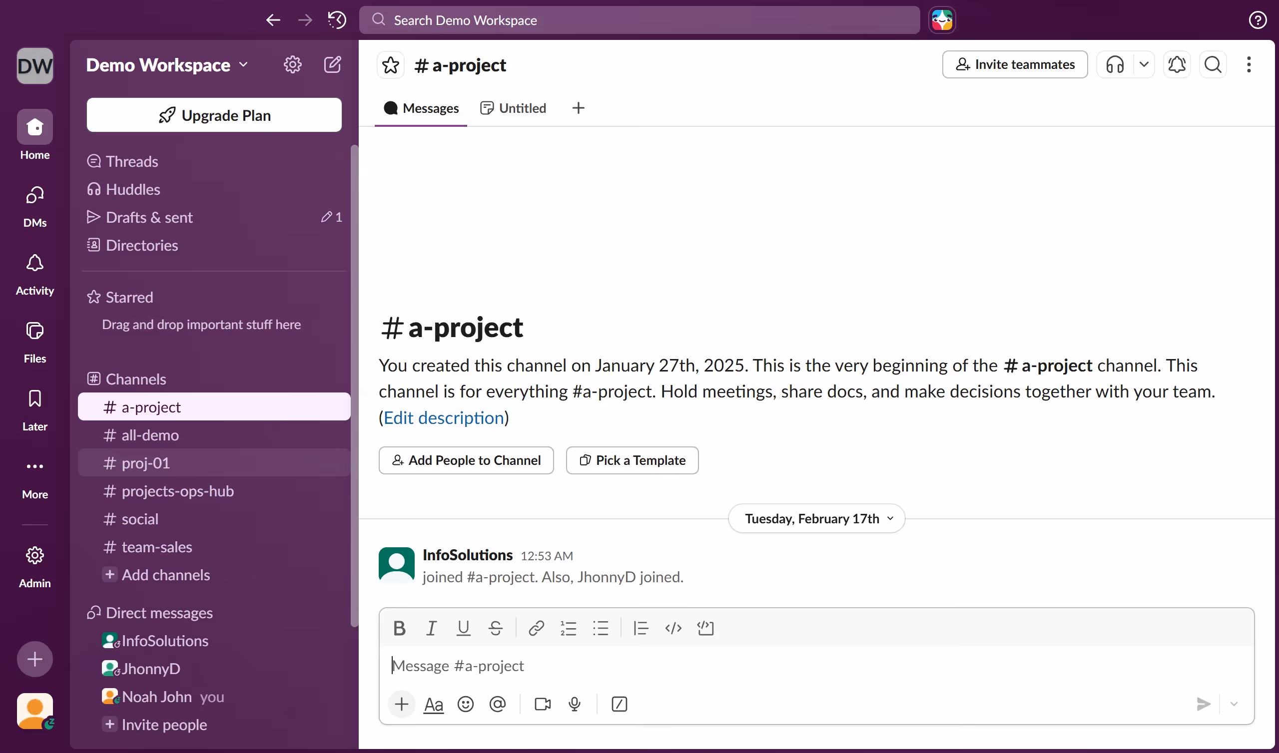 How to rename file folder in Slack