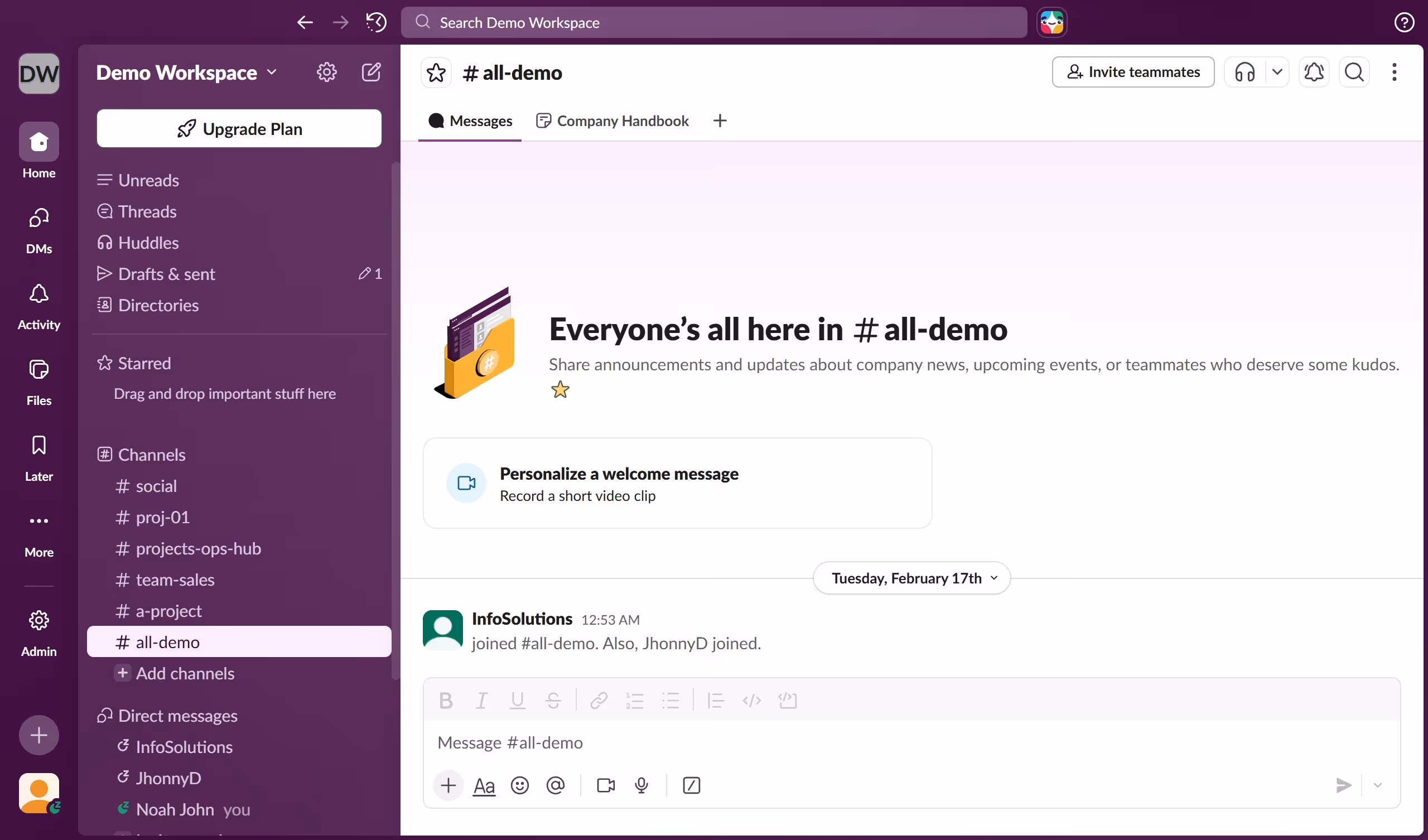 How to sort conversations in Slack