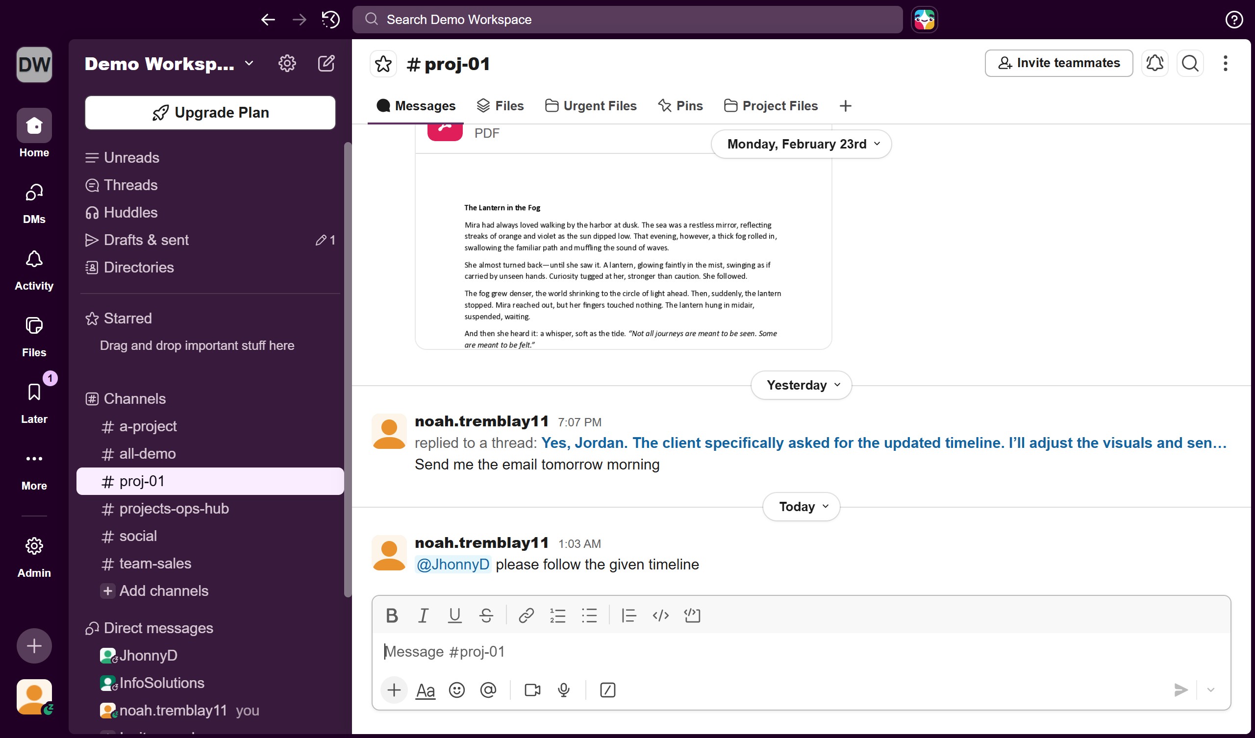 How to change name display setting in Slack
