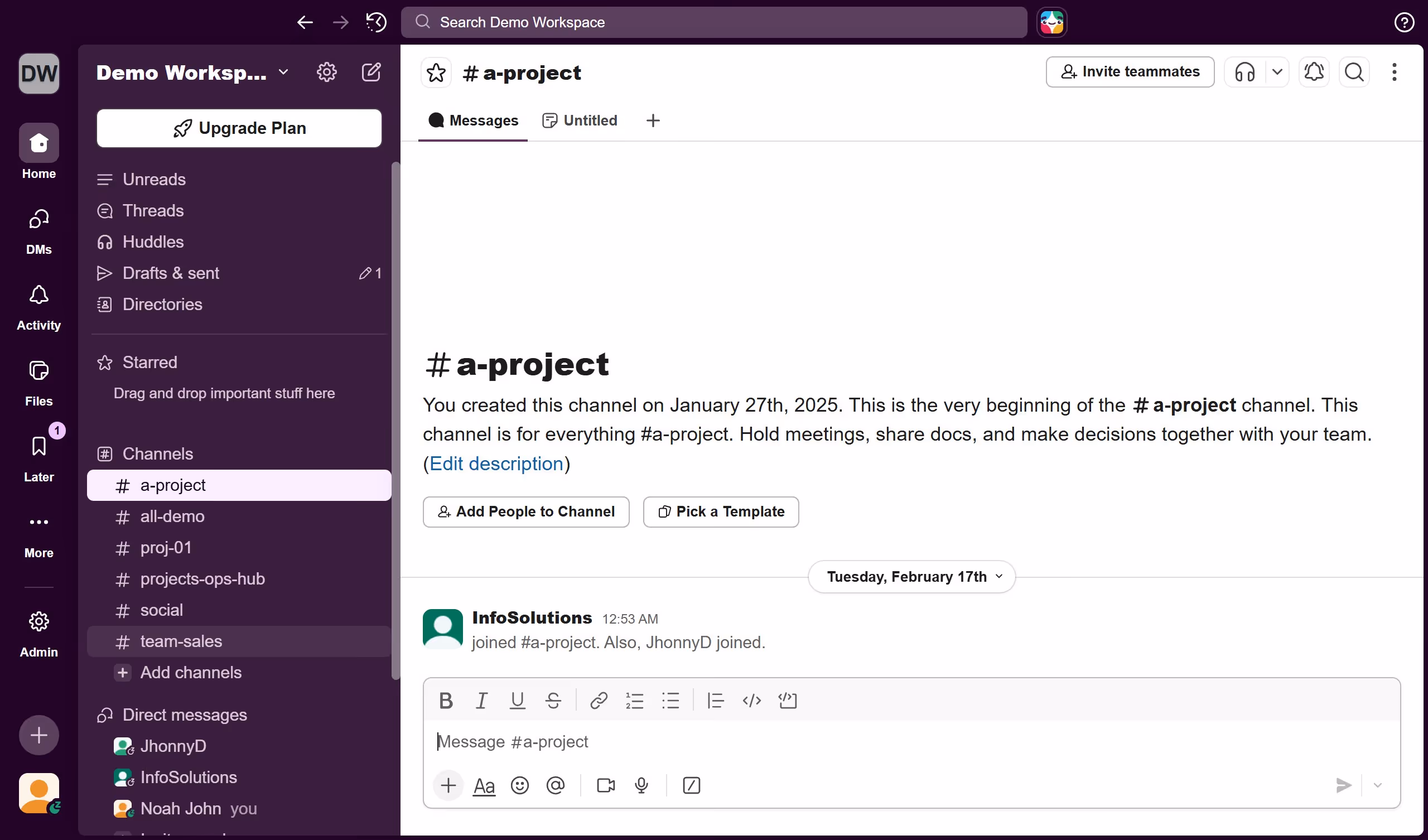 How remove cover image in a shared resources in a channel in Slack